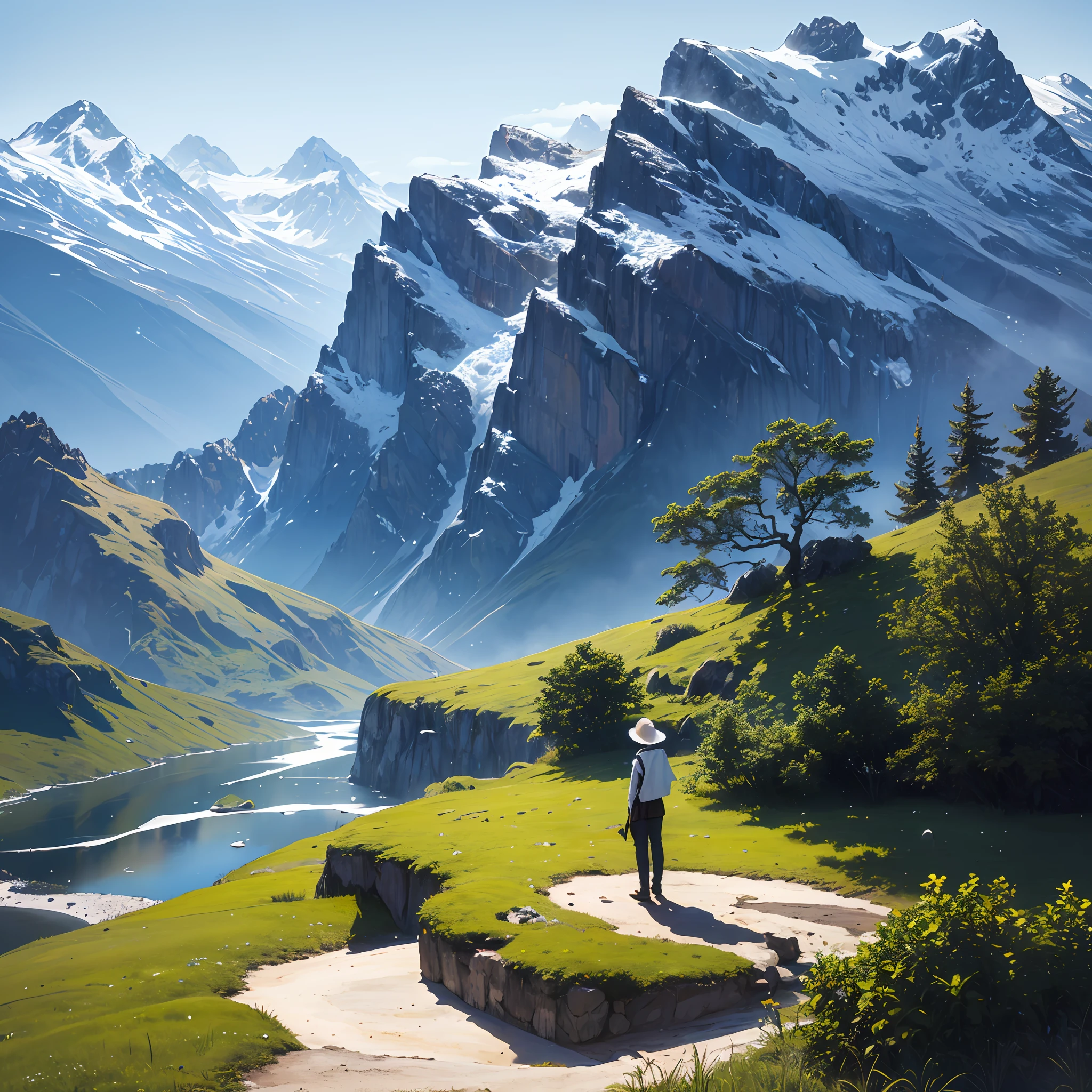 (white backgrounid: 1.3), The landscape, mont, water, The tree, florals, Broad, Sam, asteroids, As estrelas, shadowing --auto
