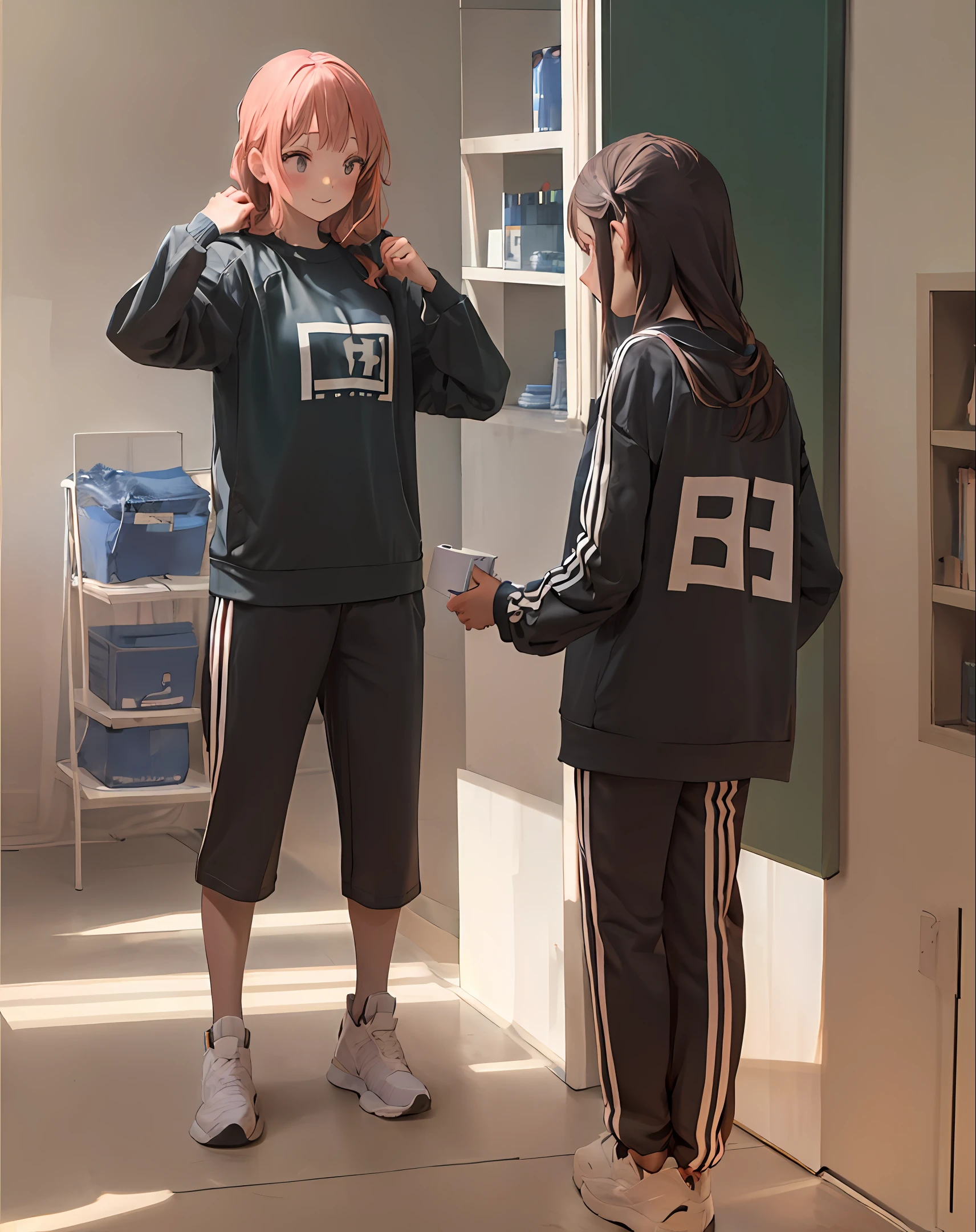 basketball suit,athletic sneakers,shorter pants,tall,long leges,Beautuful Women