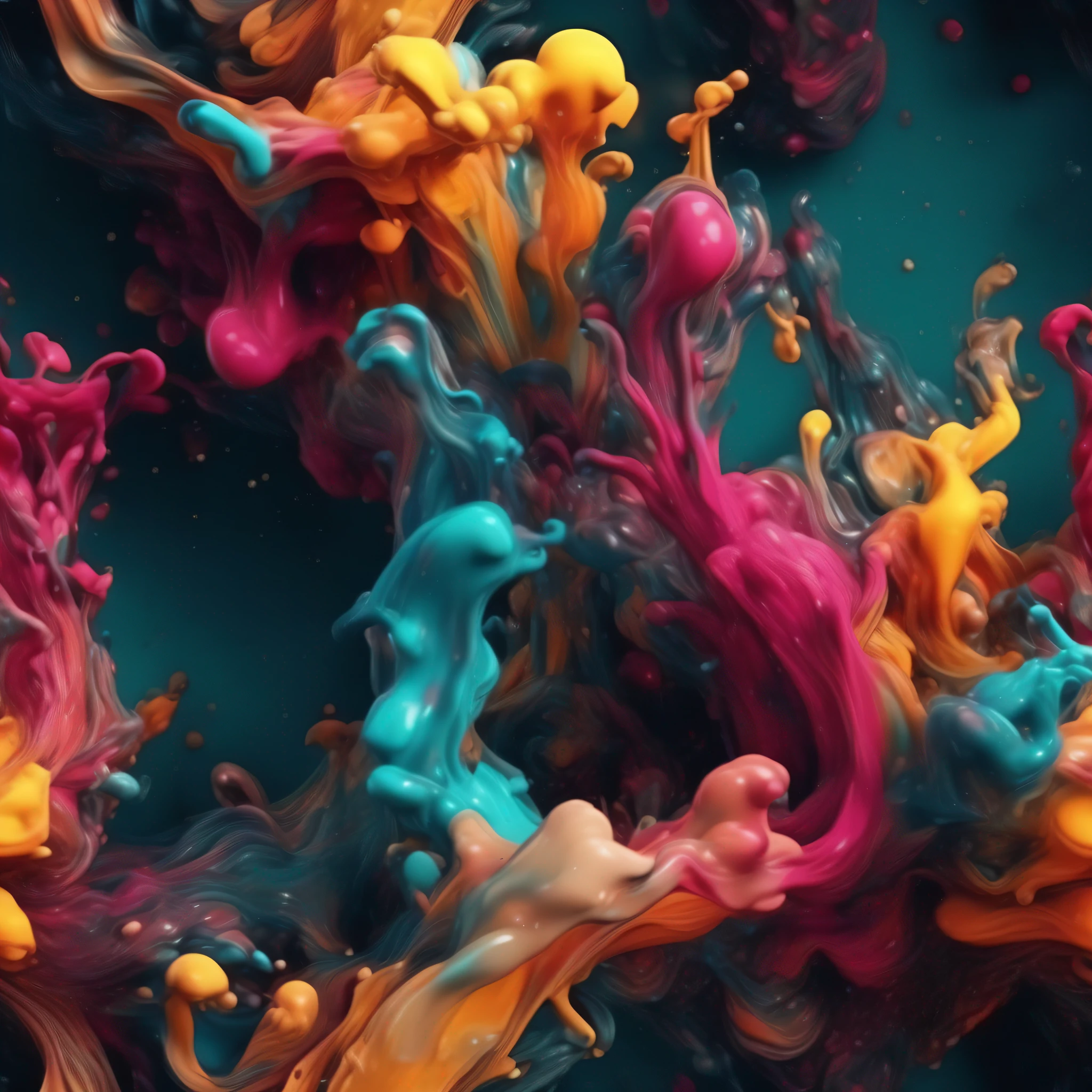 Alberto seveso art, dancing water ink, ink water, ink cloud, alberto seveso art, loose painting style, intricate detail, cinematic lighting, octane render, 8k render, volumetric lighting, background multicolor,(high definition), nobody