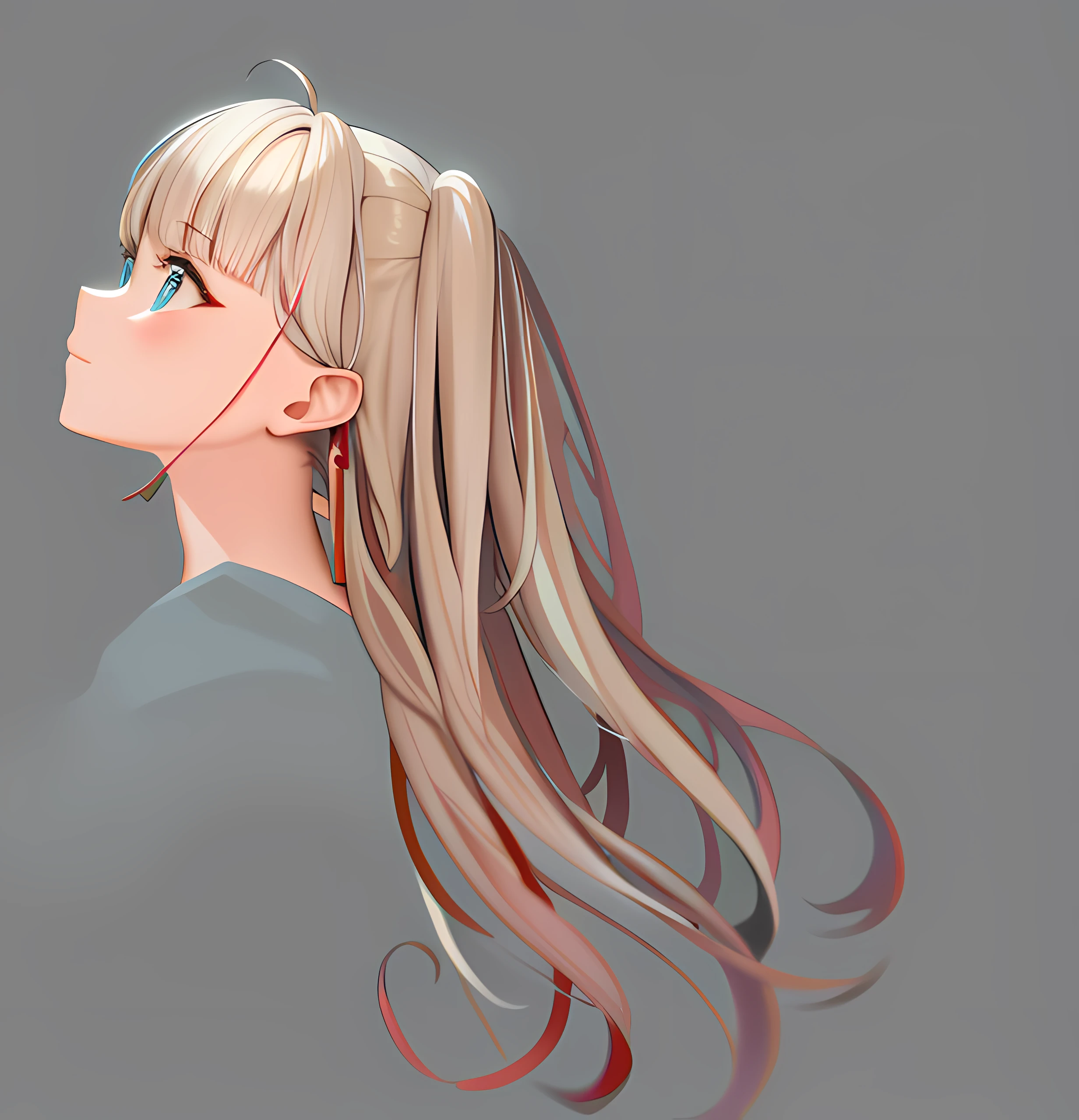 tmasterpiece,A high resolution,best qualtiy,1girll ,good-looking face,Pure side,Yellow hair,long whitr hair,detailed hair