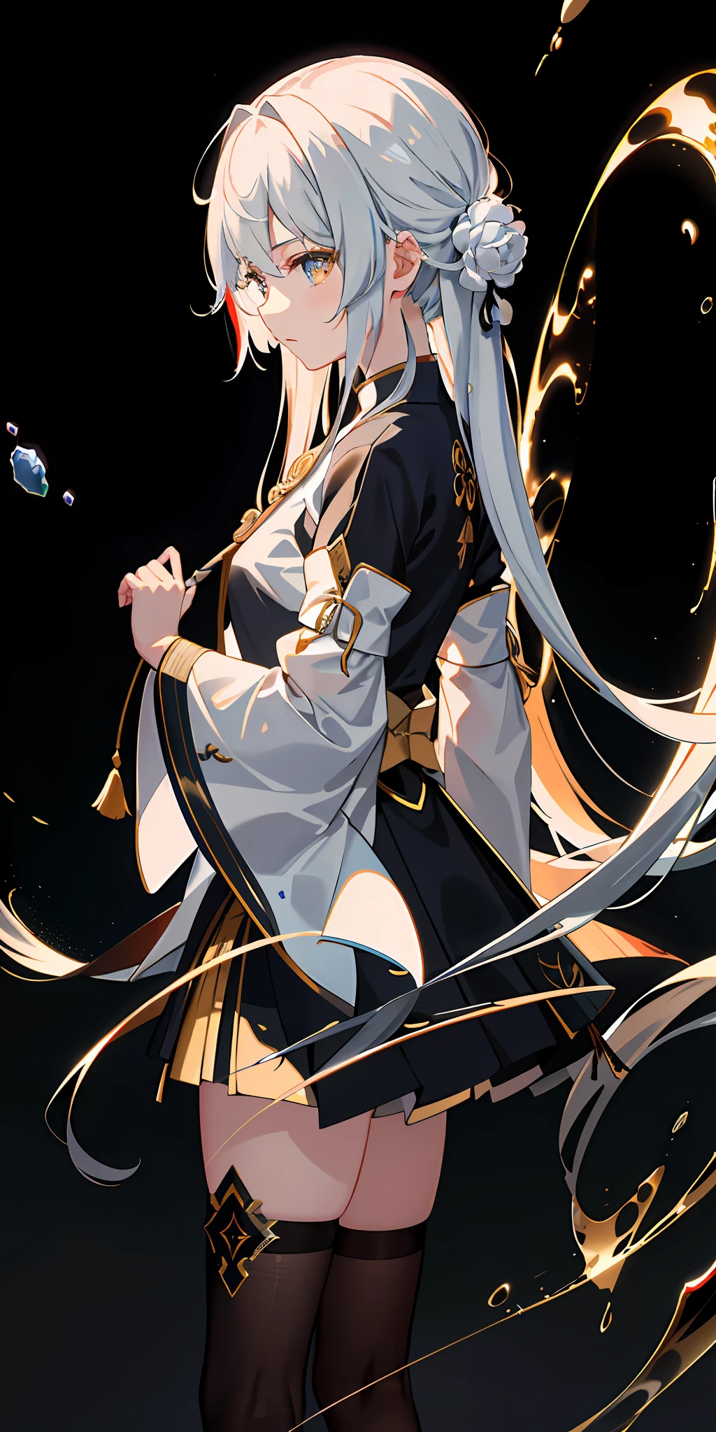 (8k, RAW photo:1.2), best quality, ultra high res,dramatic angle,(fluttered detailed color splashs), (illustration),(((1 girl))),(long hair),(rain:0.9), (头饰:1.4),少女身边有一座古宫,汉服,(重点),彩色水墨画,(泼彩),泼彩,(((colorful))),(素描:0.8) , Masterpiece, best quality, beautiful painted, highly detailed,(denoising:0.6),[splash ink],((ink refraction)), (beautiful detailed sky),moon,highly,detaild,(masterpiece, best quality, extremely detailed） CG unity 8k壁纸，杰作，最好的质量，超详细），（石蒜），