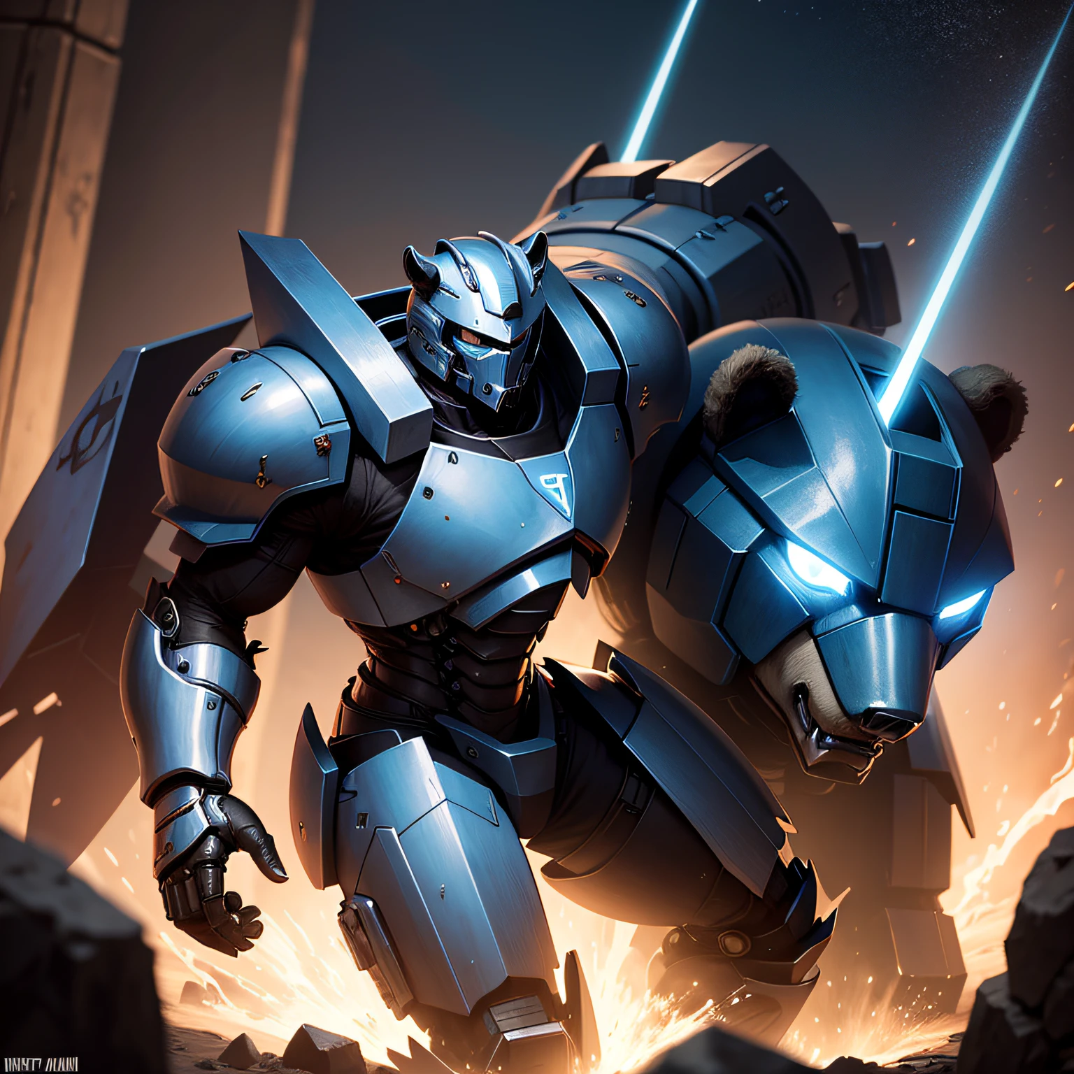 cybertronian bear knight --auto