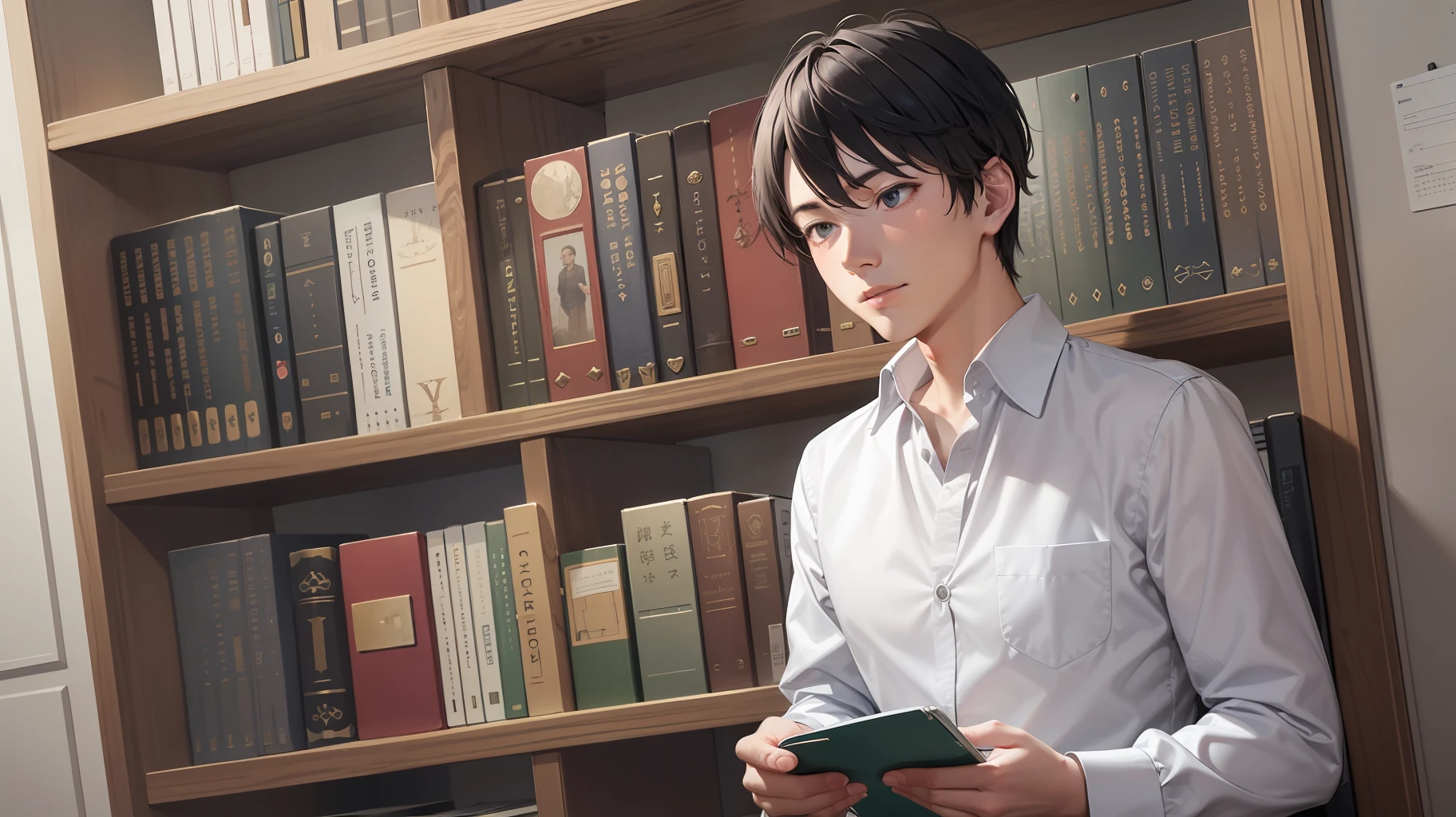 Based on his own research and reasoning, he gradually solved the mystery