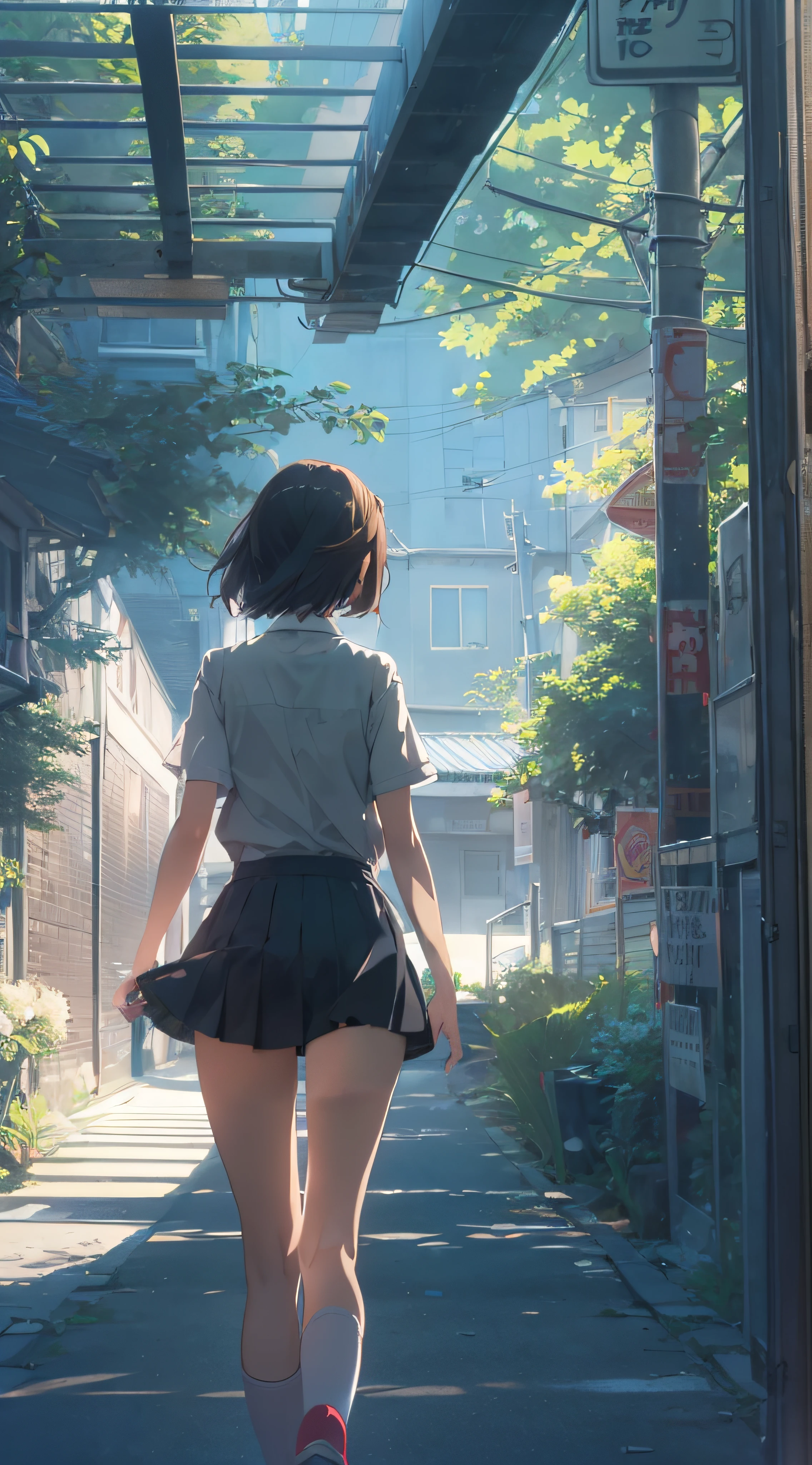 a short skirt