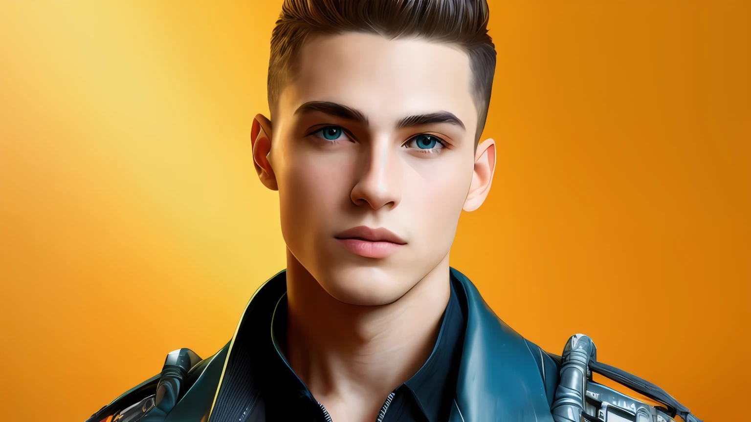 high resolution, (masterpiece:1.4), super detailed,cyberpunk hansome boy, change background, ultra realistic, same face --auto --v 6