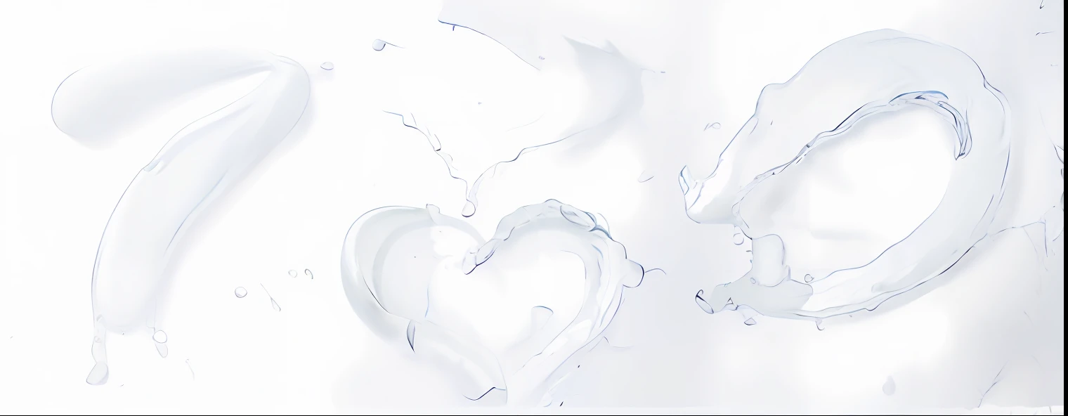 Aromatic hydrocarbons shaped like the word love, 3 d white shiny thick, detailed white liquid, smooth stylized shapes, crisp smooth clean lines, high quality topical render, pearlescent white, abstract white fluid, silicone skin, smooth textured skin, Smooth silhouette, smooth rounded shapes, smooth clean texture, Organic liquid texture,Drop font,180