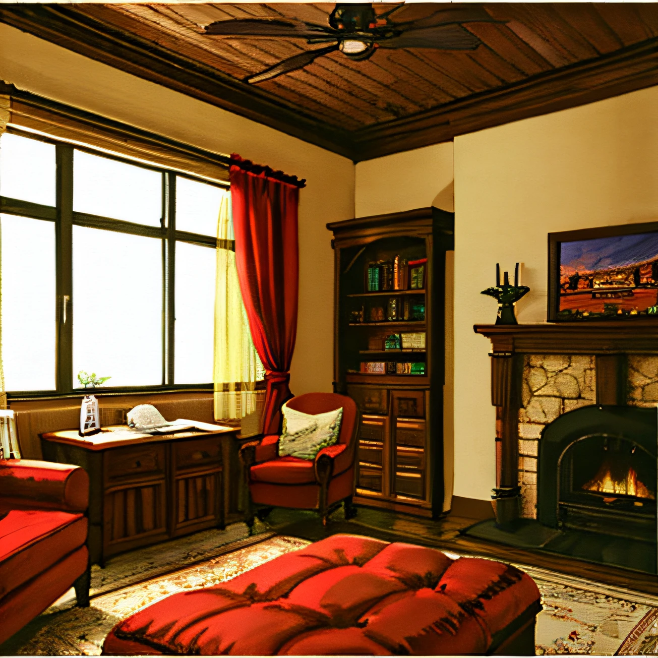 Cosy room setting
