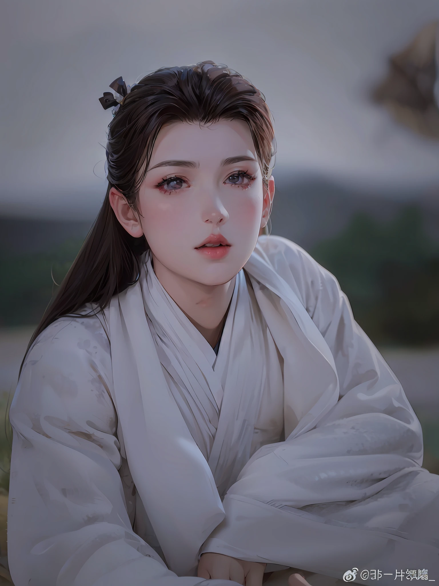 Black eyes,(巨作),Best quality,anime big breast,Extremely colorful,Vibrant colors,illustration,Artgerm style,fantasy,realisticlying,Animate,