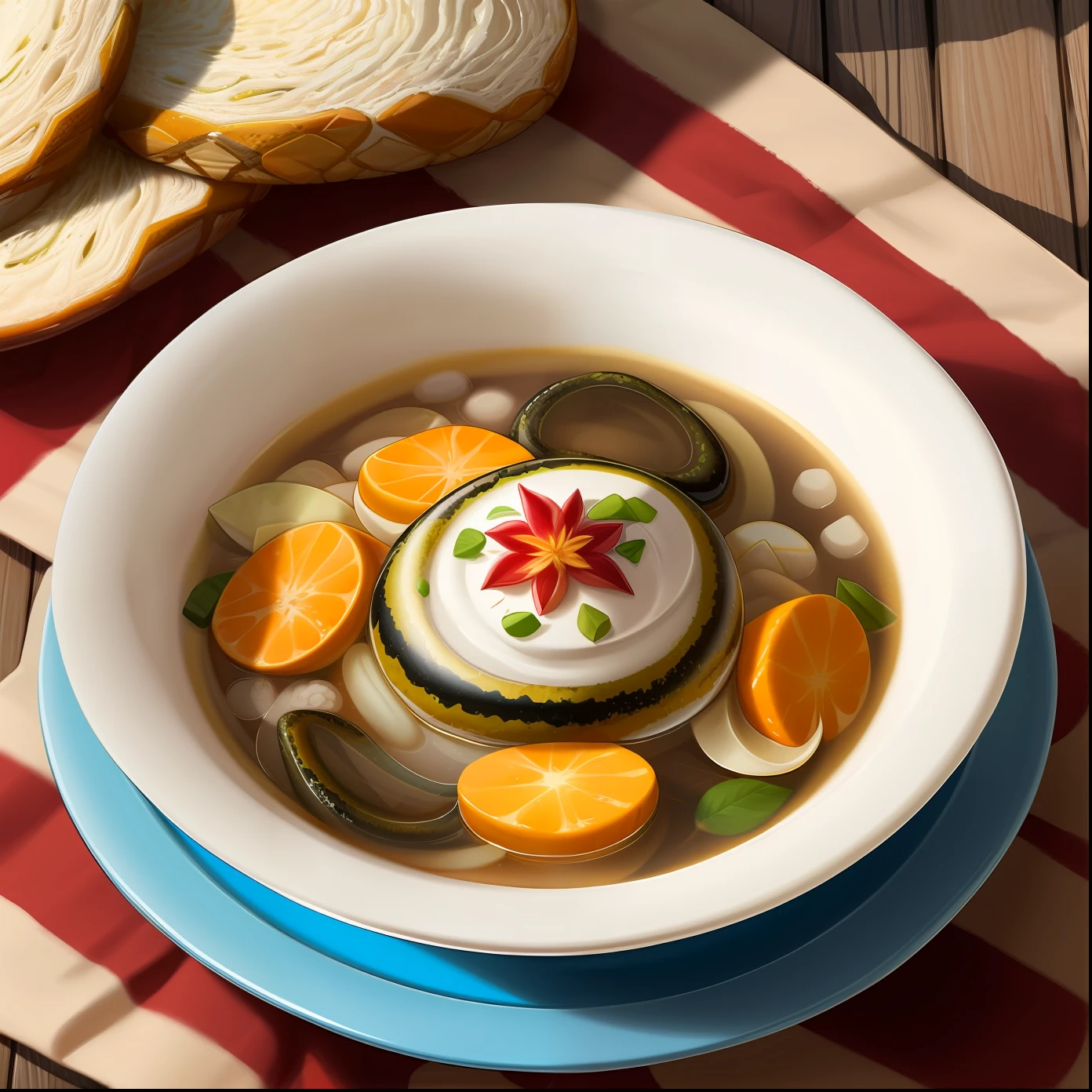 Masterpiece, Best quality, use snake to make soup