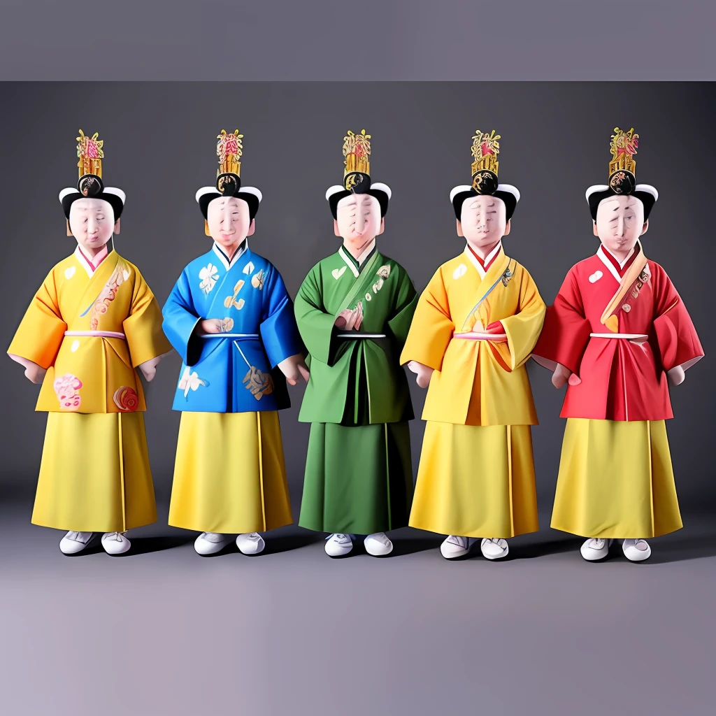 Thank you Chinese traditional vintage character family