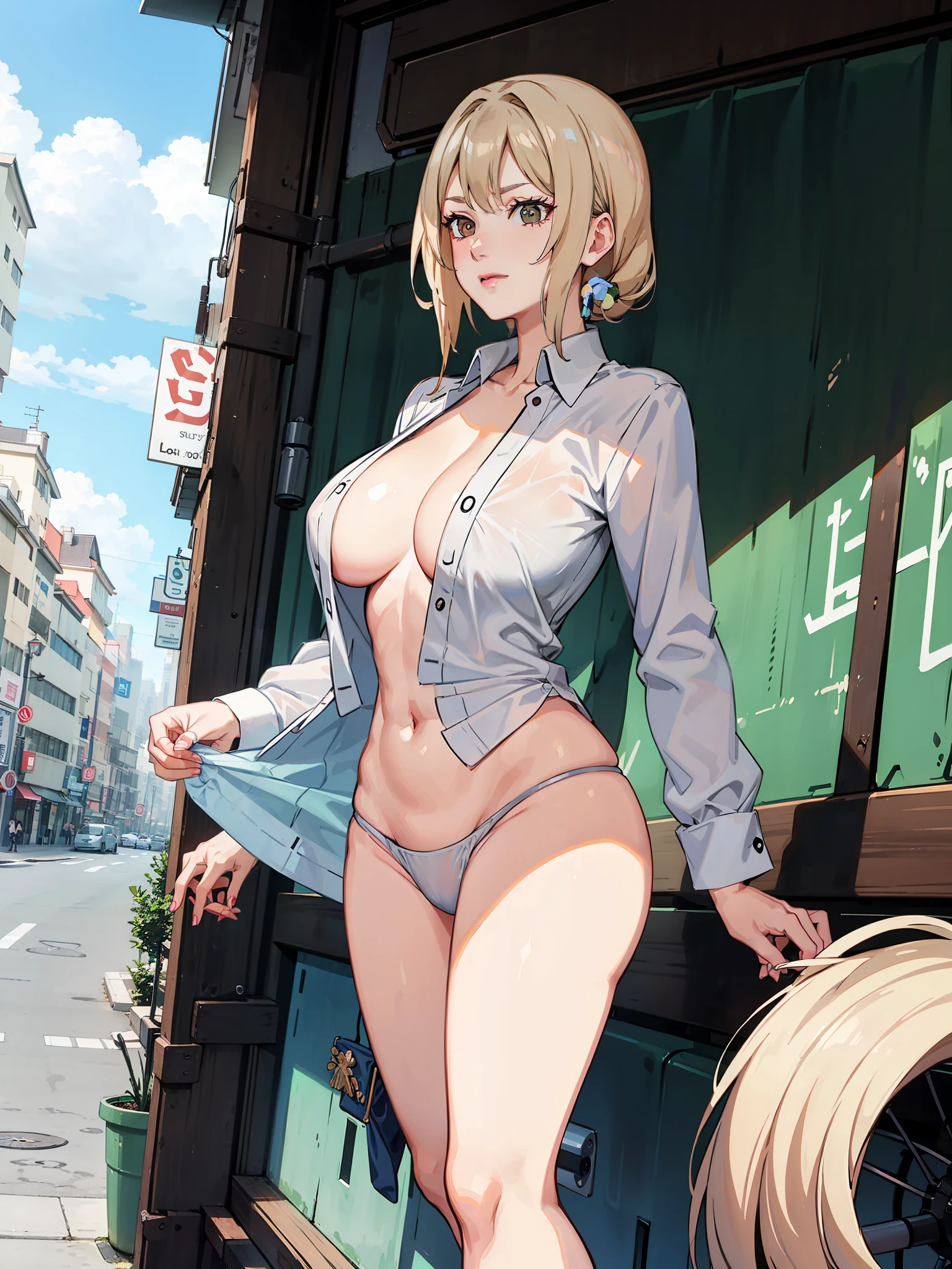 white shirt