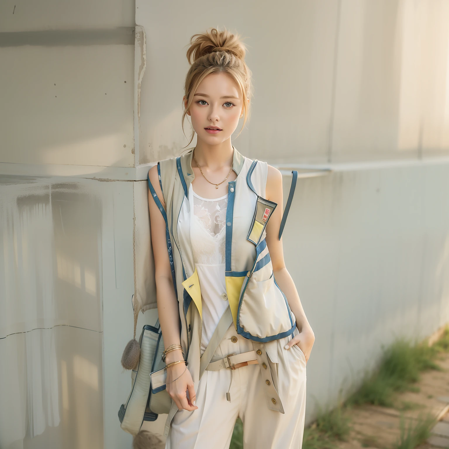 Harnes,vests,Modern women's vest,summertime,Wear it closely