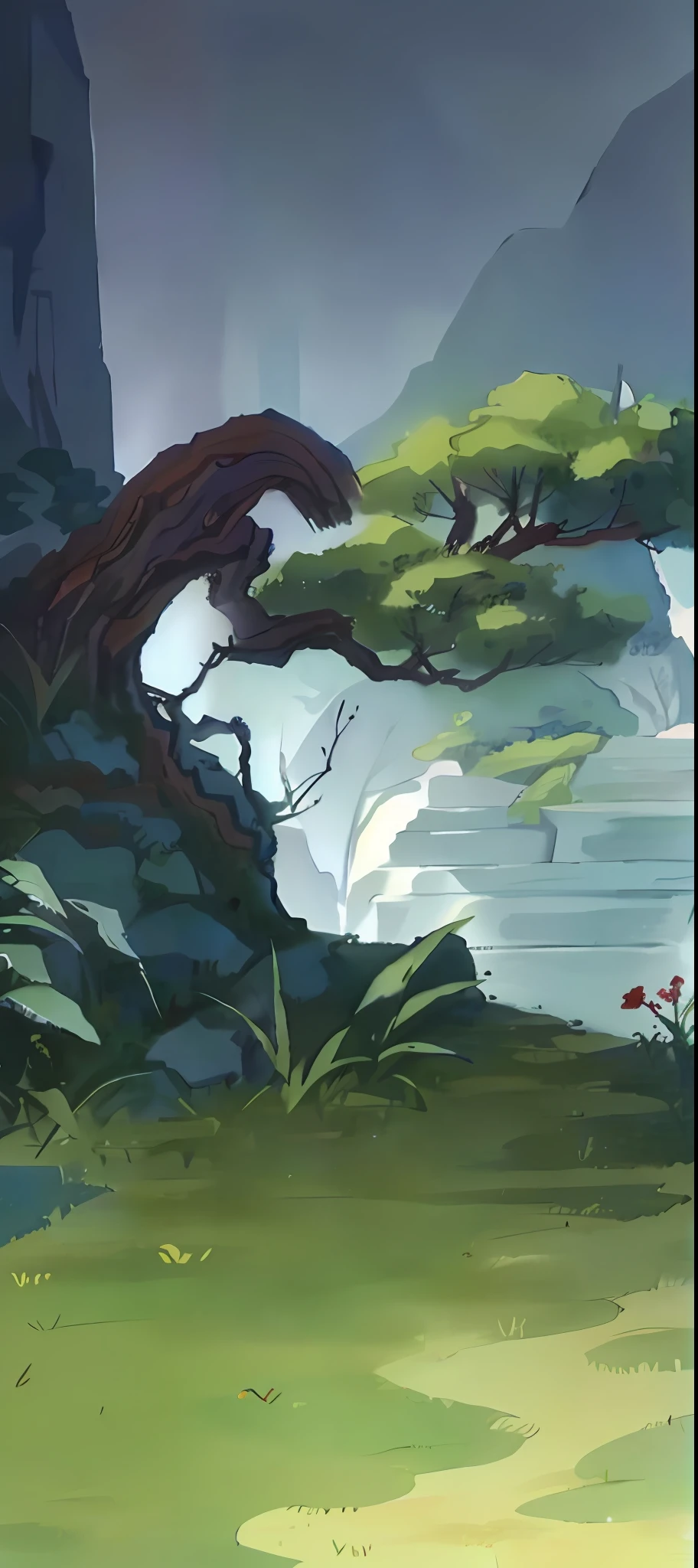 Chinese-style scene