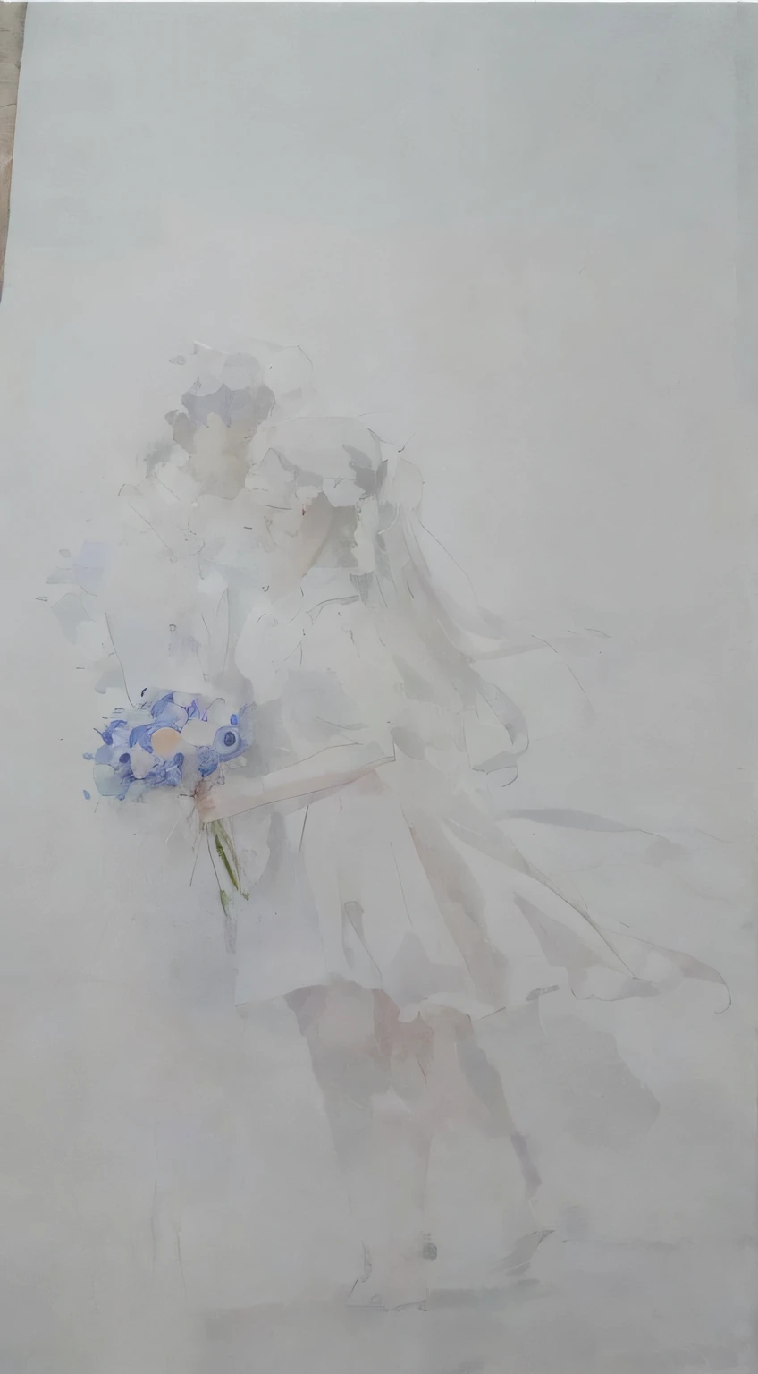 Painting of bride and groom in wedding dress, author：Uesaka Seka, author：Hiroshi Yamagata, author：Kiyochika Kobayashi, author：Iwao Takamoto, author：Yasutomo Oka, author：Nobusada Yanagawa, author：Tsuguharu Foujita, author：Nanmi Morikage, author：Yasutomo Oka