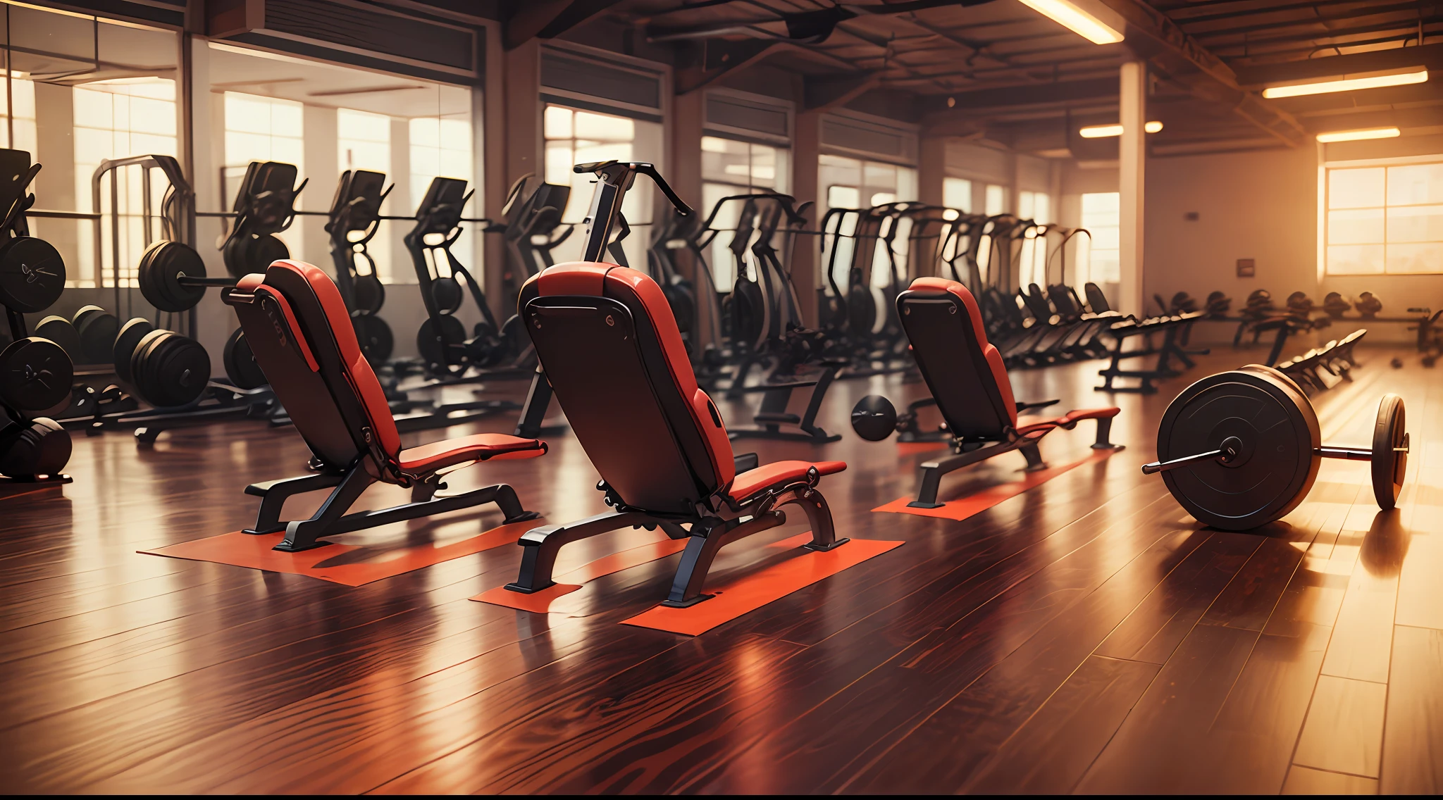 wooman fitness in gym::5 galactic::1 fire::1 satellite imagery::ji shinkawa::1 neon red color::1 cotton::1 --auto --s2
