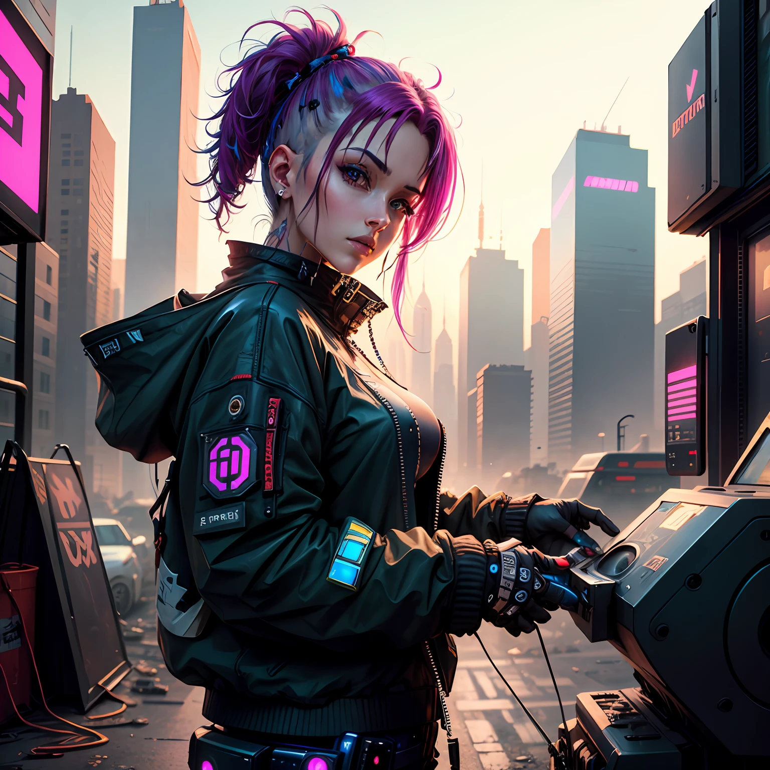 A cyberpunk pickup --auto