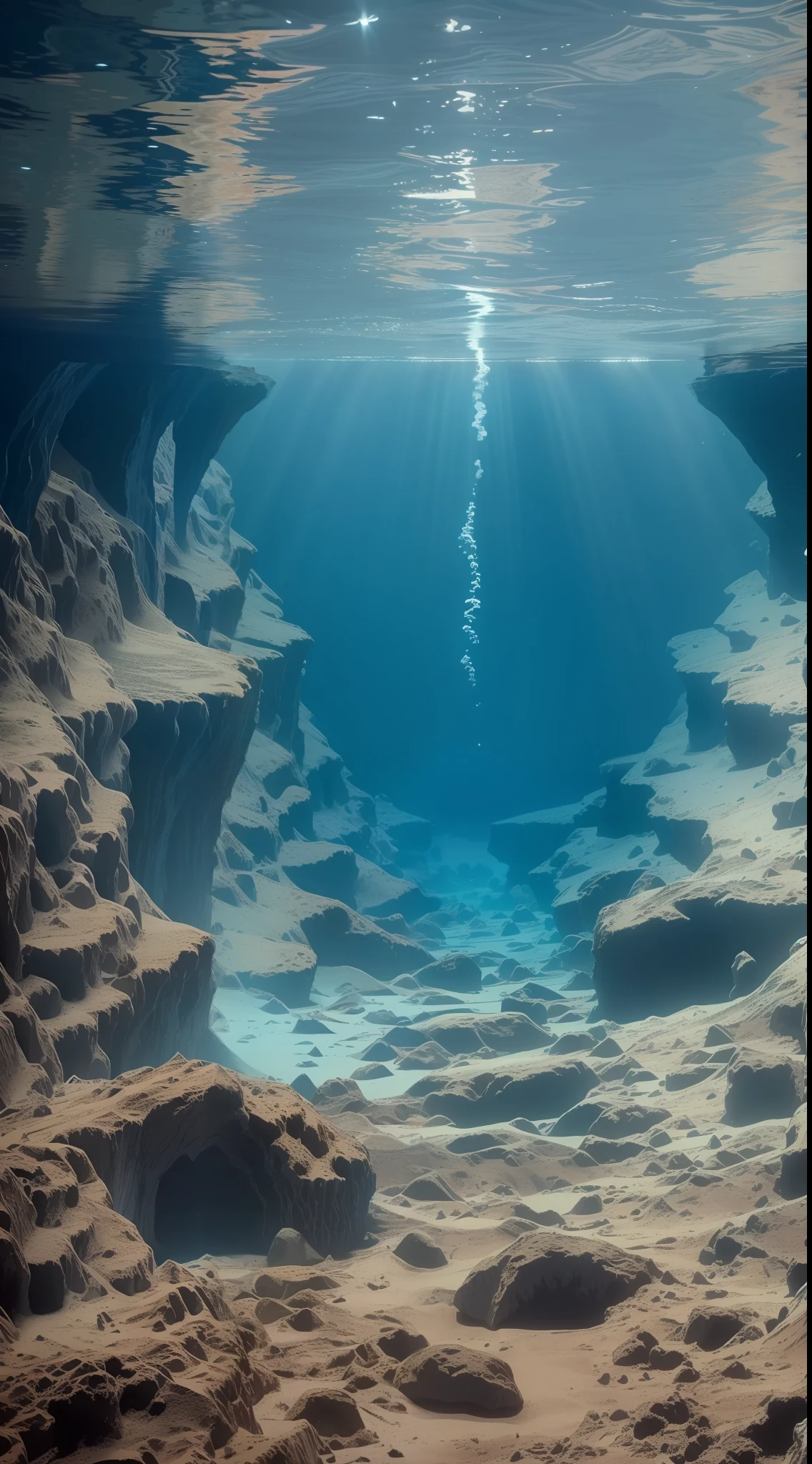 Abyssal Symphony, stunning Mariana Trench, stunning Mariana Trench, Cinematic, atmospheric, filmed, detailed photo, 64k