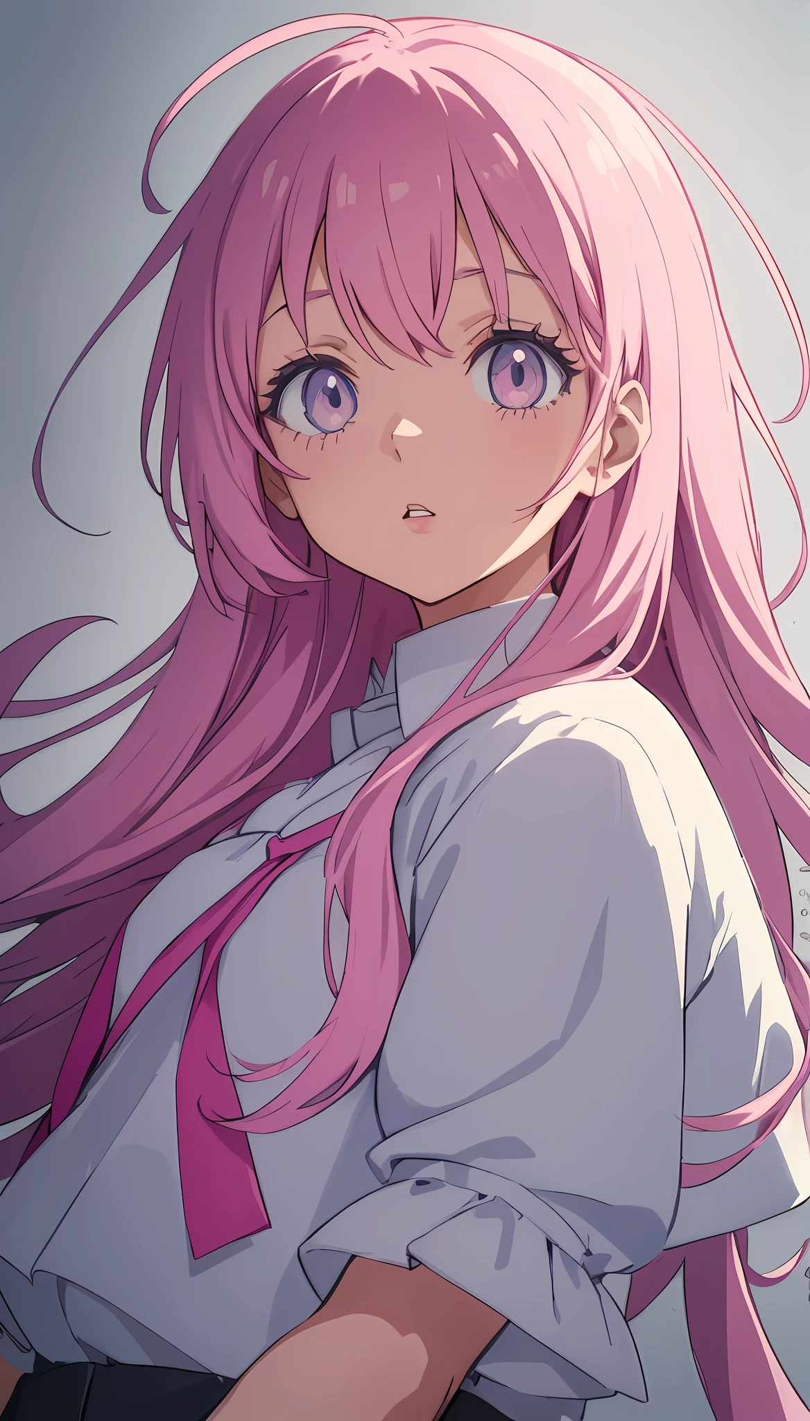 a cute little girl,pink lips,wearing a bright white shirt,in the style of soft color palette
aurorapunk,an anime illustration of her
face,animated gifs,hand-drawn
animation,charming sketches,smooth and
shiny,hazy romanticism,superflat style,white
background--ar 1:1--niji 5--style expressive --s 50