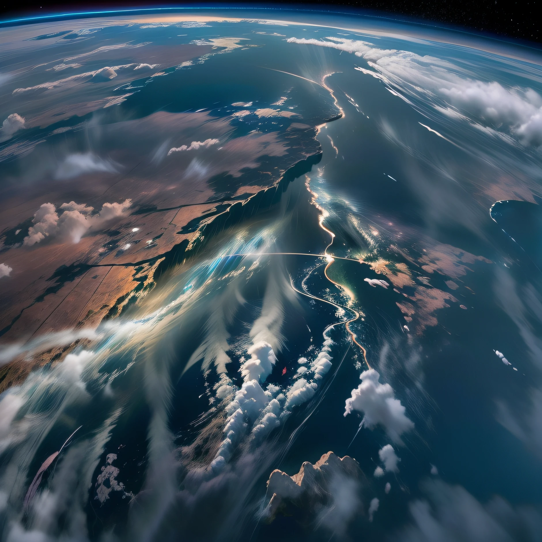 Photo of the Earth from space, Photos from space, the earth from space, space photo, looming over earth in space, planet earth in foreground, planet earth in foreground, earth in space, planet earth on the background, dutch angle from space view, view from space