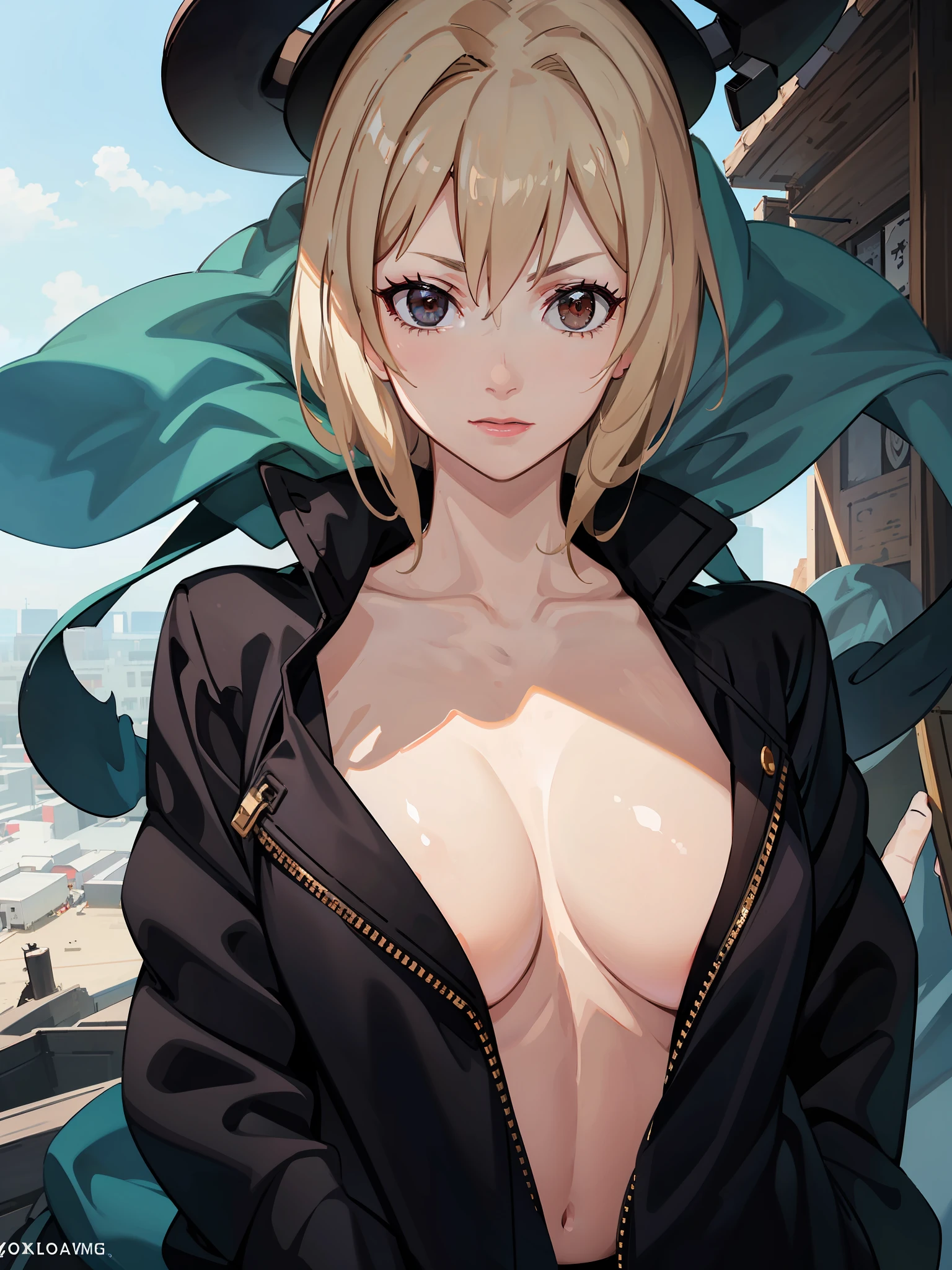 Bust photo,Get close to the lens,Top-down view,with a good figure