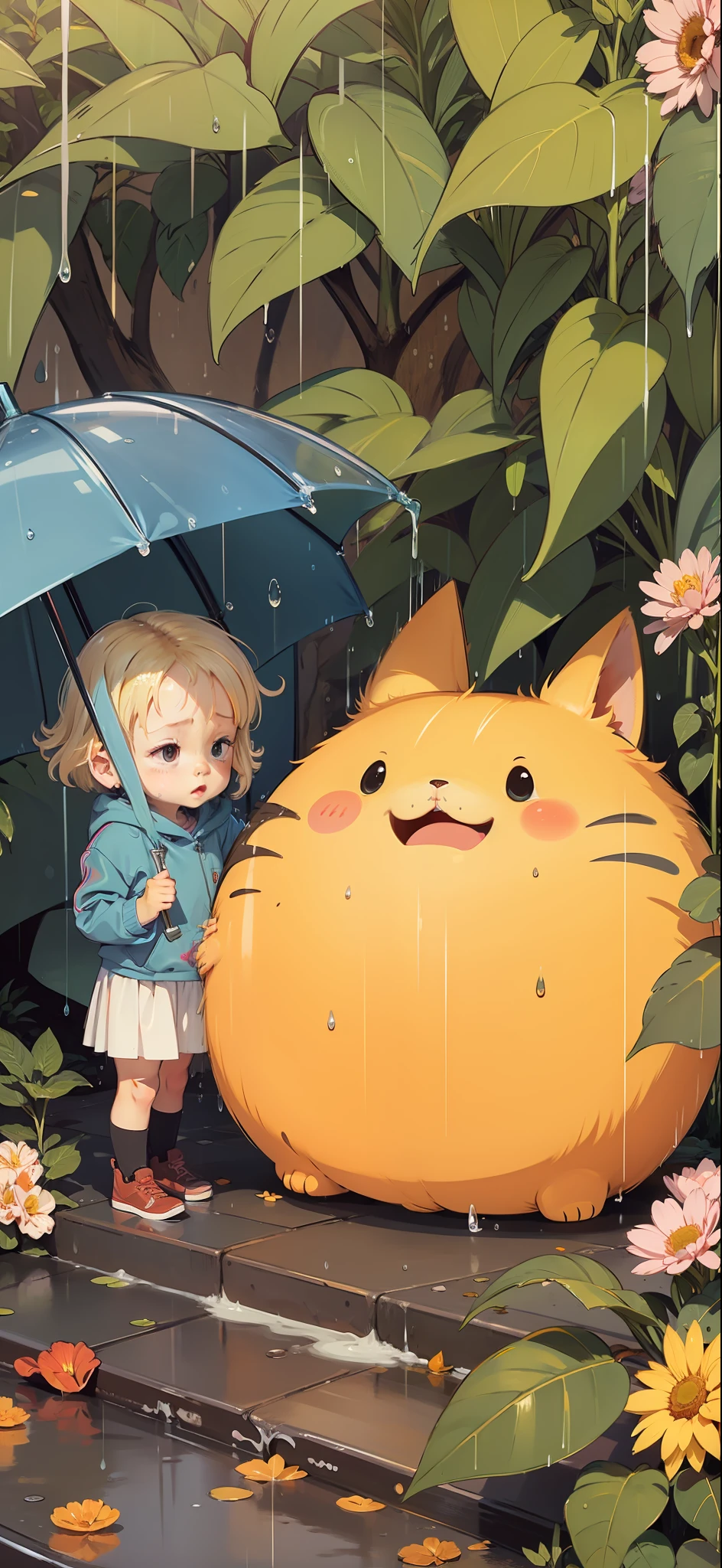 in the rain