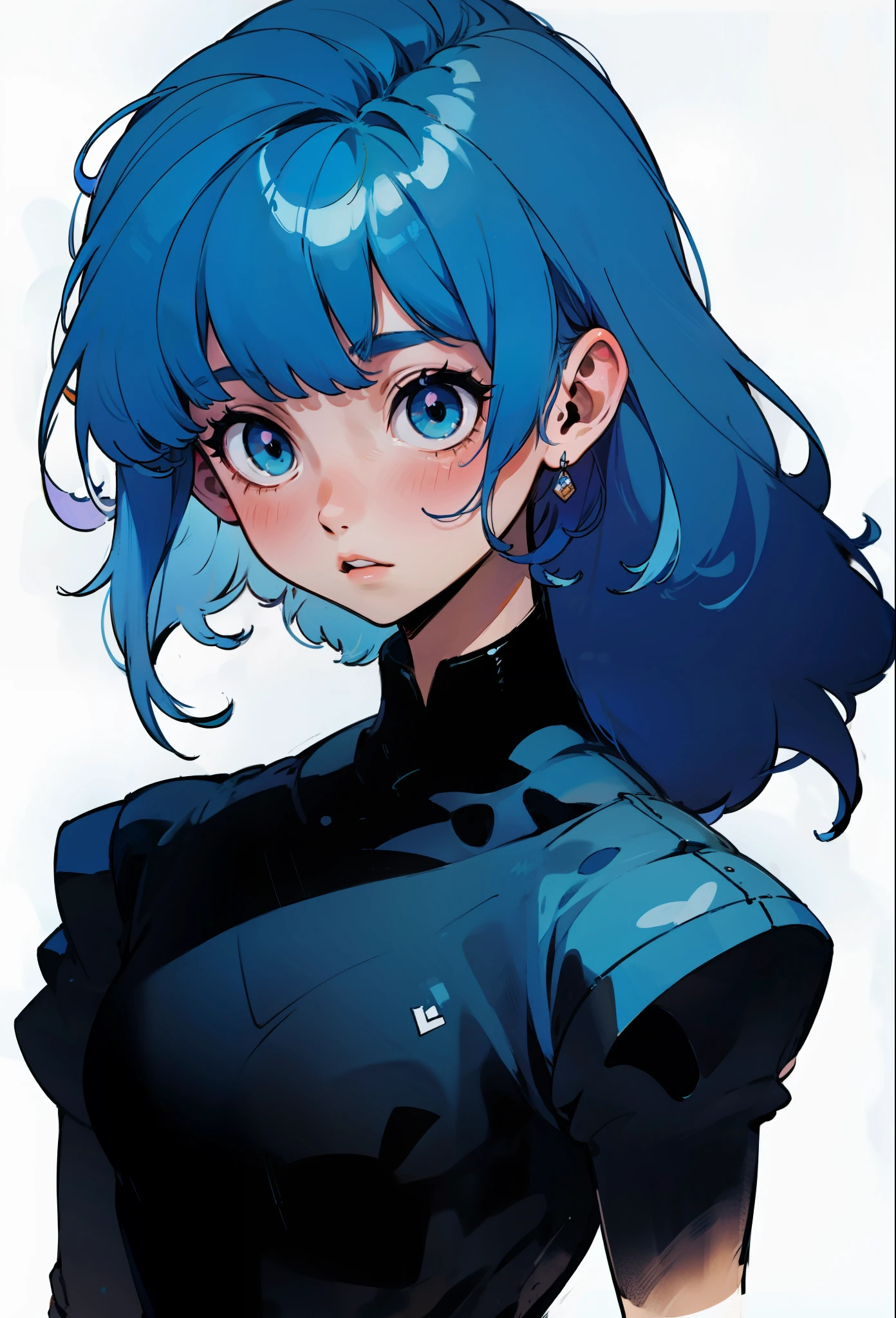 Blue hair