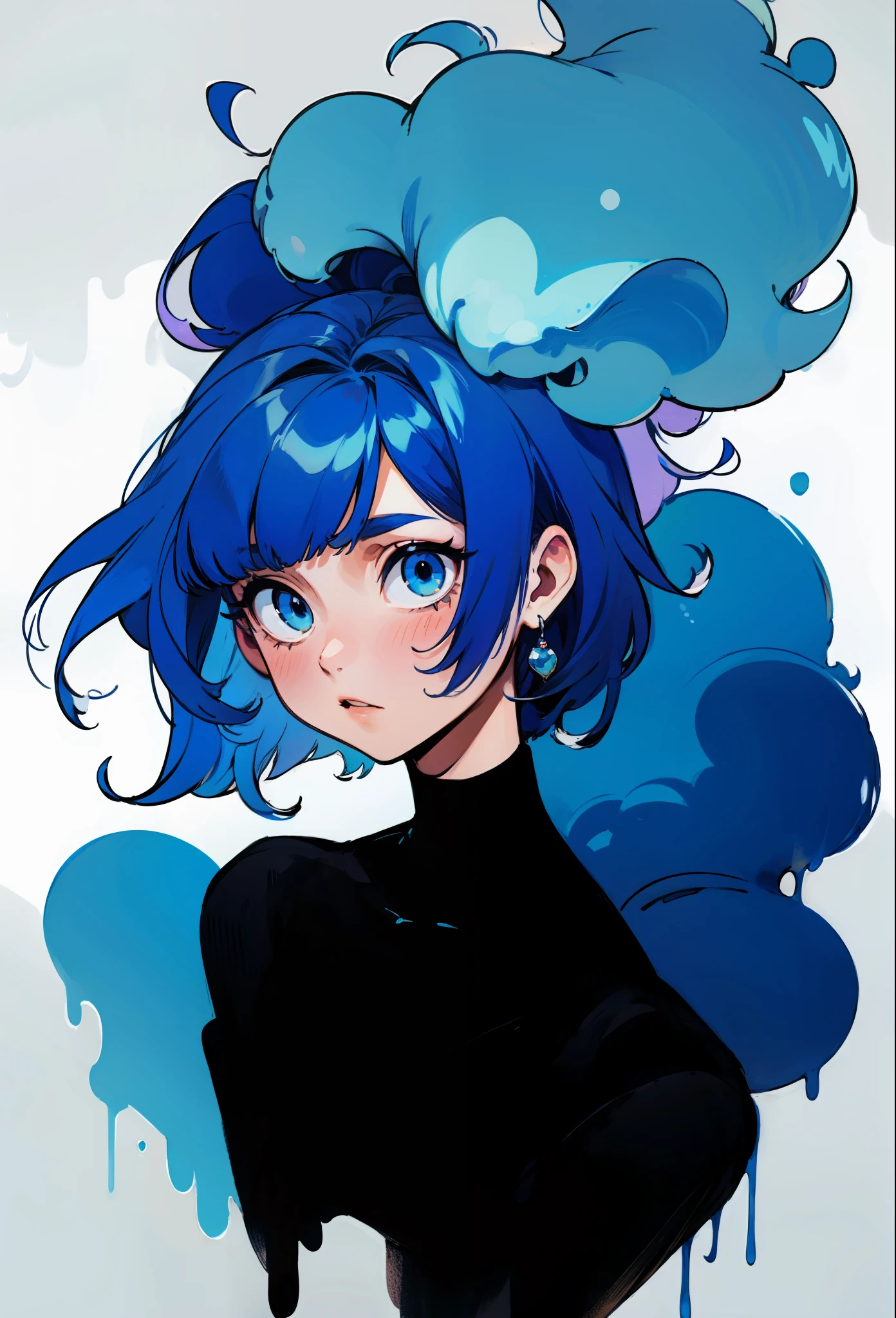 Blue hair