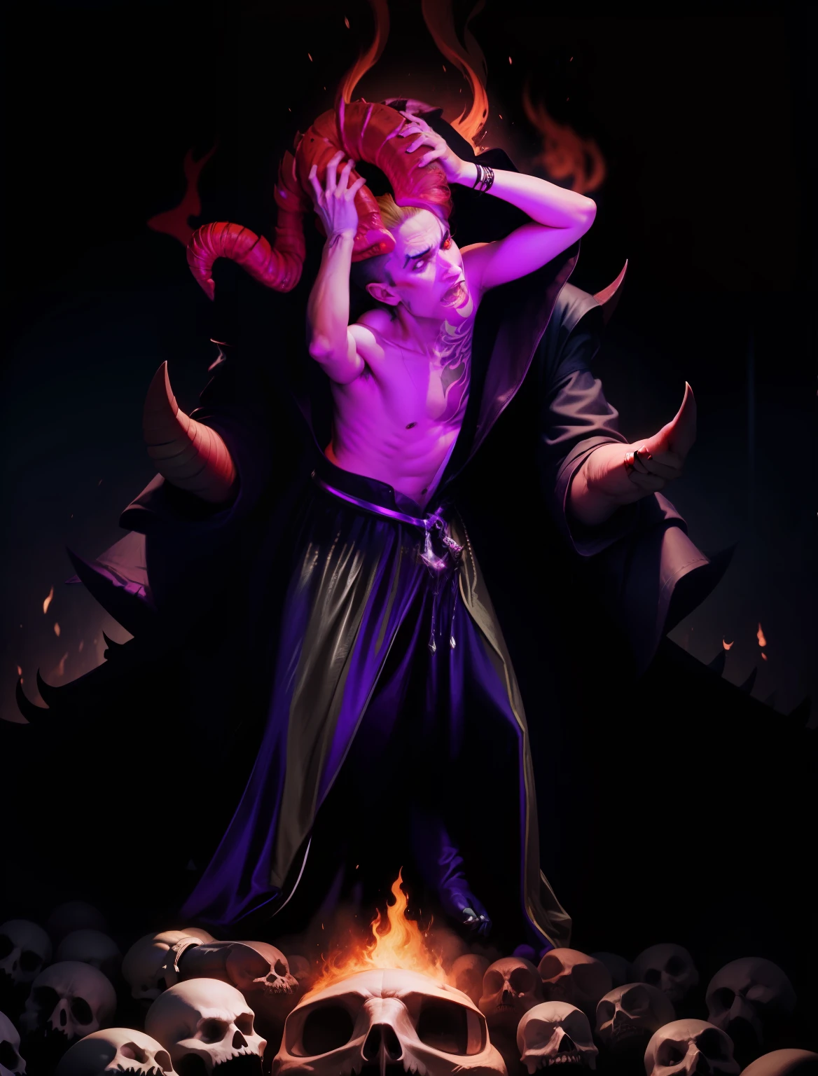 demons, devils, realistic, cinematic --auto