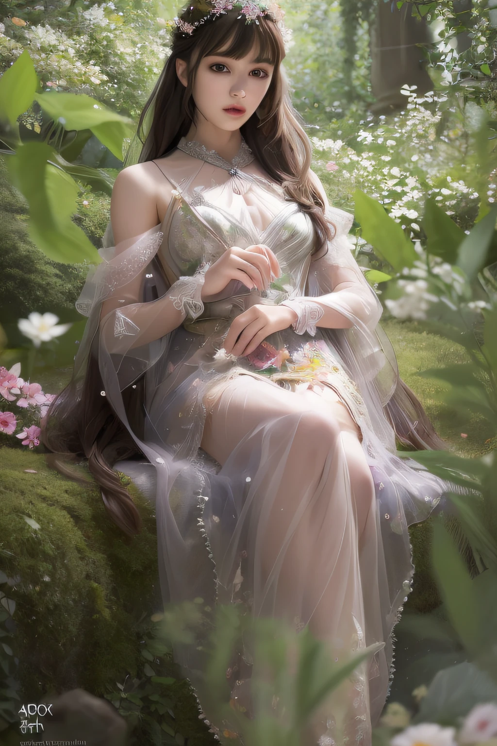 (photo:1.2),((photorealistic:1.4))best quality ,masterpiece, illustration, an extremely delicate and beautiful, extremely detailed ,CG ,unity ,8k wallpaper, Amazing, finely detail, masterpiece,best quality,official art,extremely detailed CG unity 8k wallpaper,absurdres, incredibly absurdres, huge filesize, ultra-detailed, highres, extremely detailed,beautiful detailed girl, extremely detailed eyes and face, beautiful detailed eyes,light on face,cinematic lighting,full body,full-body shot,1girl,see-through,outdoors,