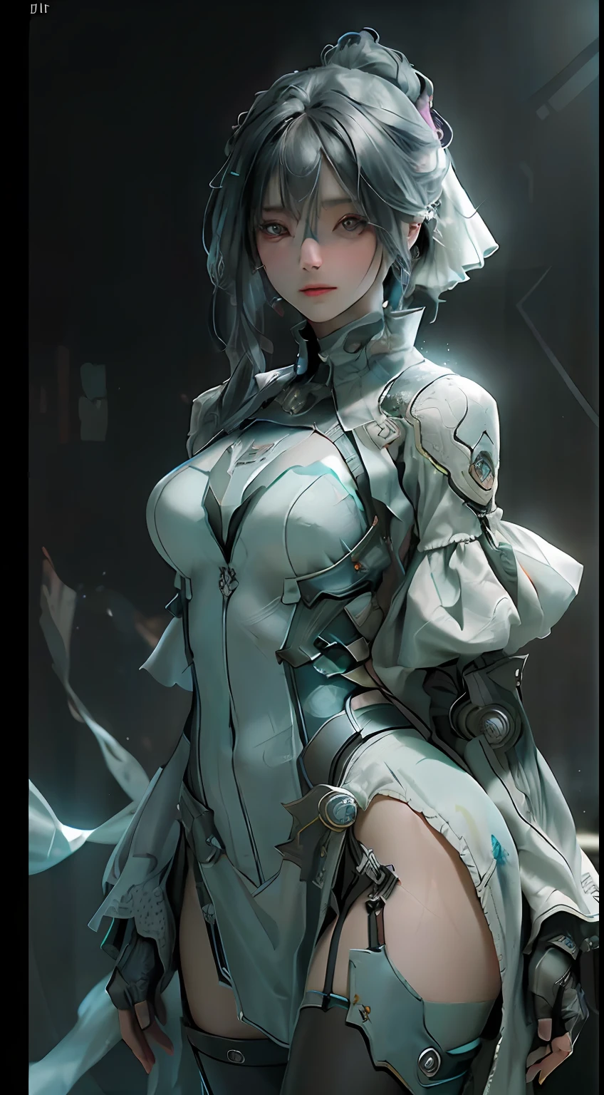 ((best qualtiy)), ((tmasterpiece)), (the detail:1.4), 3D, A beautiful female figure,hdr（HighDynamicRange）,Ray traching,NVIDIA RTX,Hyper-Resolution,Unreal 5,Subsurface scattering、PBR Texture、post-proces、Anisotropy Filtering、depth of fields、maximum definition and sharpness、Many-Layer Textures、Albedo e mapas Speculares、Surface coloring、Accurate simulation of light-material interactions、perfectly proportions、rendering by octane、Two-colored light、largeaperture、Low ISO、White balance、the rule of thirds、8K raw data、