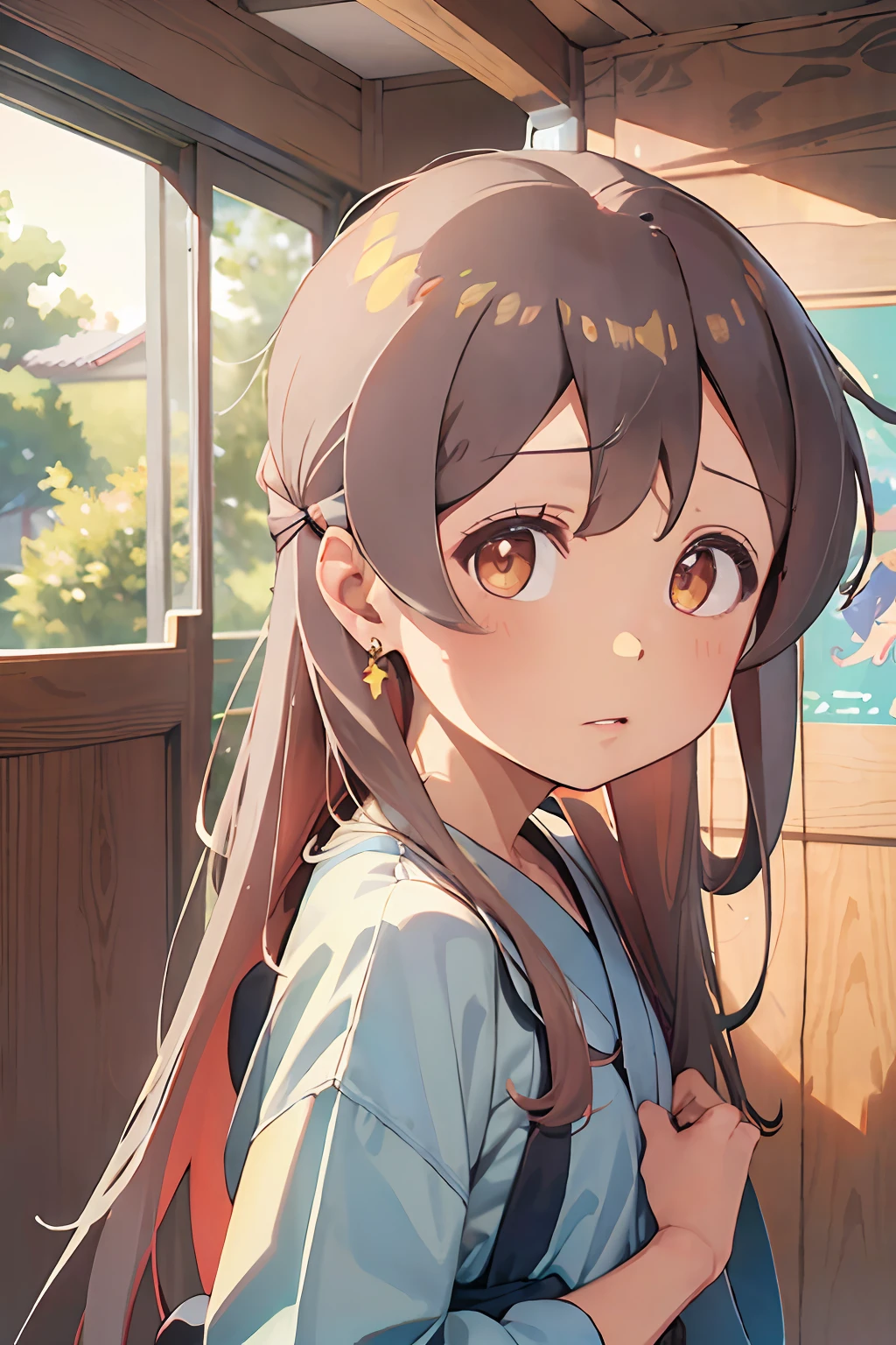 A high resolution，4K，k hd，Highly detailed face，Well drawn hands，Well drawn legs，Well drawn feet，（（（Well drawn eyes））），Floating hair，Delicate and agile eyes，Starry pupils，Intricate damask hanfu，Gorgeous accessories，Wearing pearl earrings，fov，F1.8，tmasterpiece，Complexscenes，Petals flying，Frontal portrait shot，Chang'e，Oyama Makoto，Black yukata