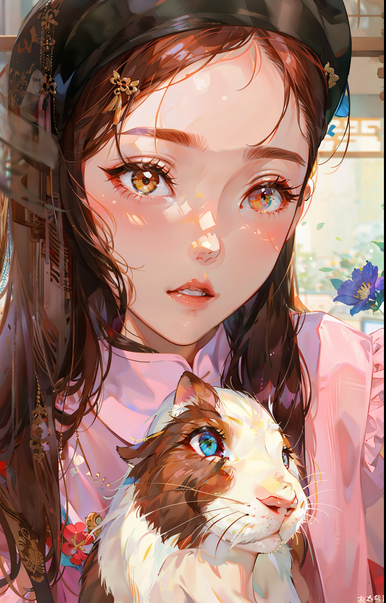 The long-haired Alafis wore a pink shirt,Take a Guinea, Gemma Chen, nomake-up, wenfei ye, with small nose, Porquimane, 1 8 I, Zhang Wanting, jaeyeon nam, Choi Hyun-hwa, 2 , young cute wan asian face, gongbi, lulu chen, jossi of blackpink, chiho