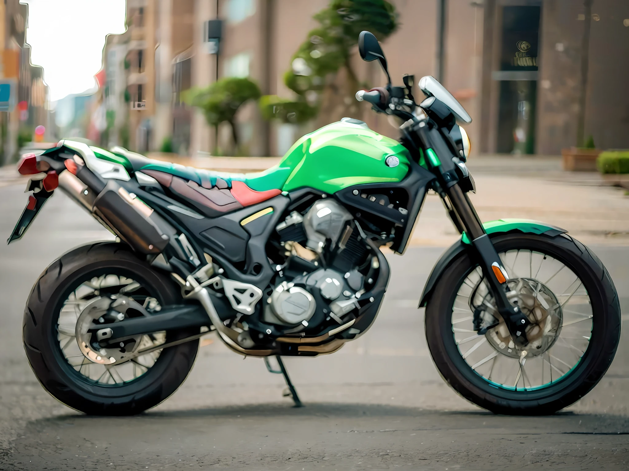a close up of a motorcycle parked on a white surface, moto Dakar, yoshimura exhaust, Scrambler, Daverapoza, Imagens, motocicleta, Motocicletas, Akira Moto, motocicleta, Dakar, really trying to ride it, foguete, Kawaai, Fora de estrada, trying to ride it, mateus 9 5, Crisa secular, moto motocross