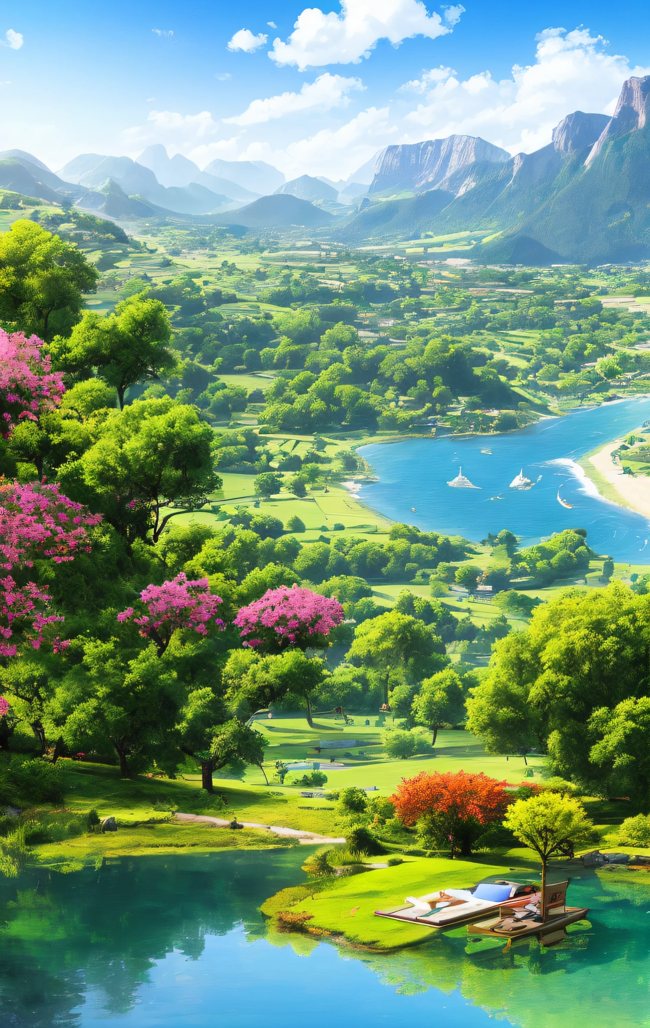 Idyllic life, beautiful views