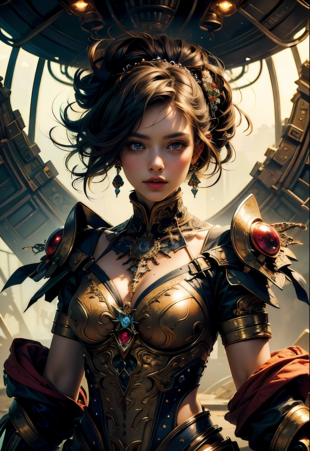 (masterpiece, top quality, best quality, official art, beautiful and aesthetic:1.2), (1girl), extreme detailed,(fractal art:1.3),colorful,highest detailed