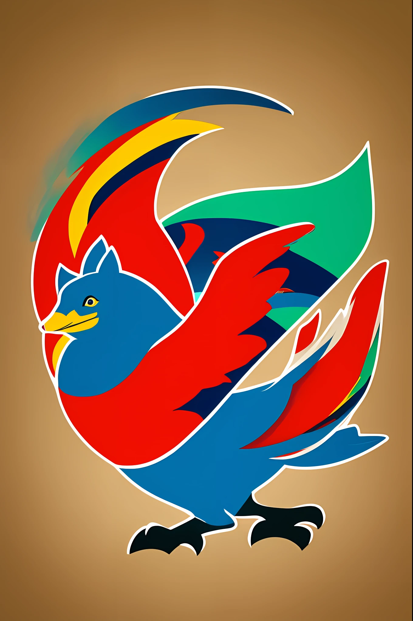 Faz um logo de animal bonito 4k
