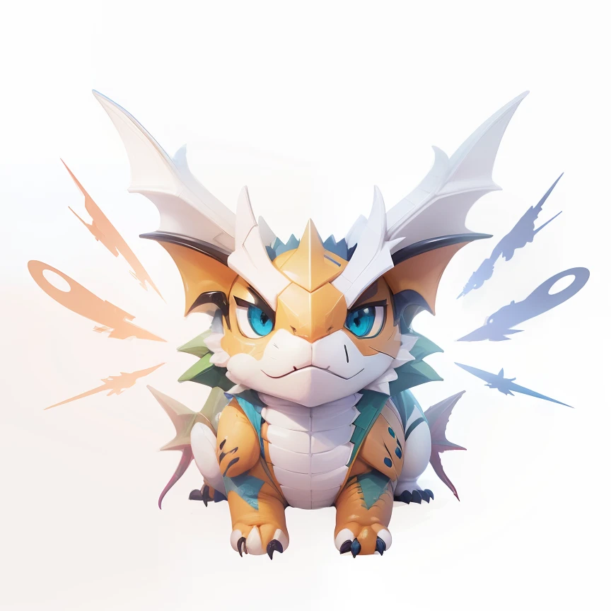 Dragon Plush Magic Three views