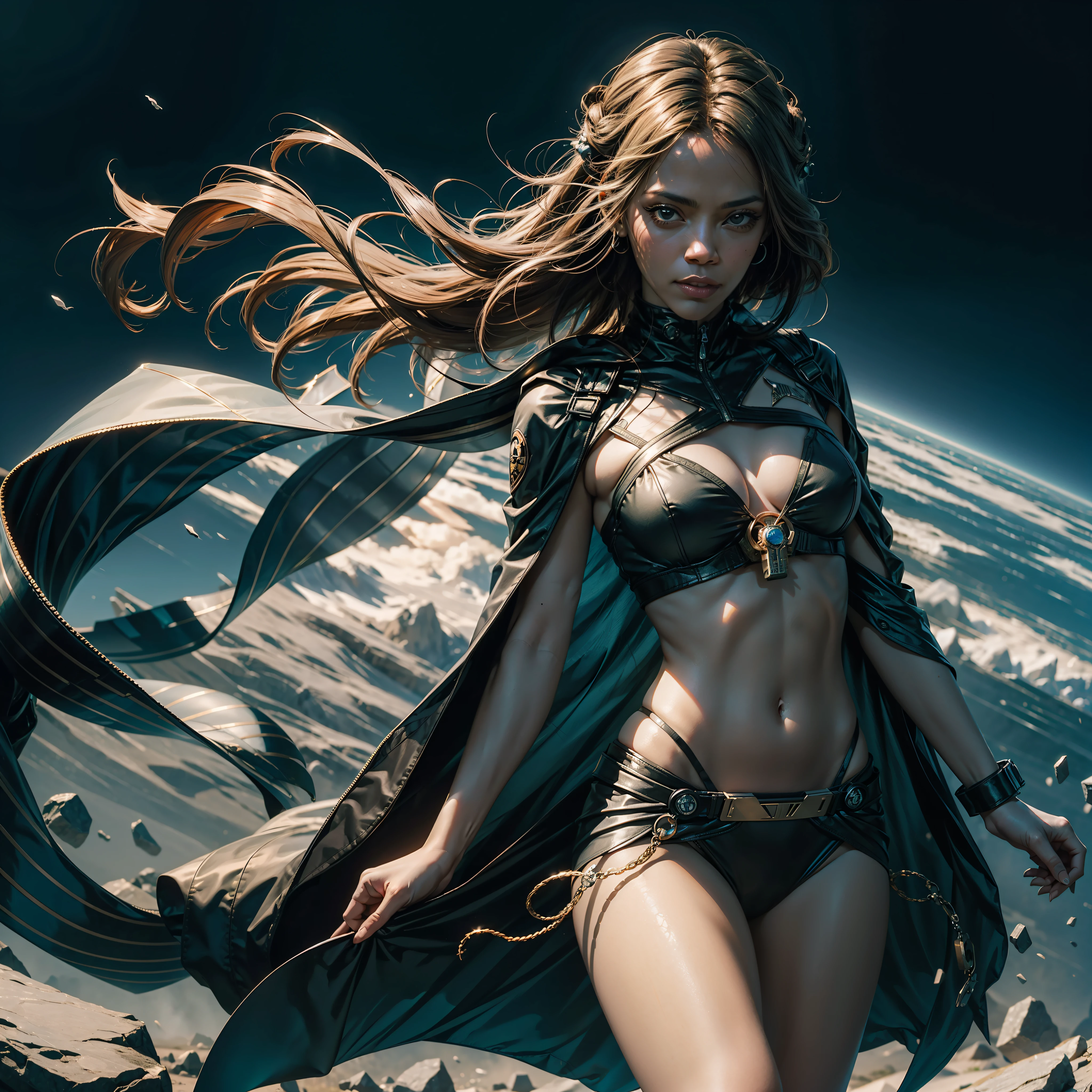 Galaxie onyx Star Sun space Station Port War Will-o'-the-wisp The Manned Maneuvering Unit (MMU) astronaut propulsion unit outdoor UNITED STATES Flag Goddess Queen Conceptual contre-jours scene "Star Trek" Deep Ship Pilots "Heavy metal" Devastating cyberpunk mature female athlètes "Luis Royo" dazzling Admiral slow-motion marchants Marshal richly decorated Cosplay Royale Trekkies "Zoë Saldana" "Nichelle Nichols" "Annika Hansen" veste cow-boy sundrop ultra_Sharpness intricate ultra pro-photorealists optimal quality perfection details Accuracy reflexes Resolution max volumetrics graduates nettetés improved Octane_render number_rendues UHD XT3 16K DSLR HDR unrealengine5 saturate ombres analogiques 3dcg corps symmetrical athlètes tanned hairstyles face cheekbones effects embarrassed indigos eyeliner beautiful sapphires dark eyes pupils black brown retina lazulis iris turquoises mouth open teeth obvious smiles fringes ecstatic floating jacket quirky fixed eccentric cape levitating shoulders-off shirt lace clavicles white papillotes embroidered breasts varied satin bikini points corsait sundrop navy thick felther felt skirt matching spinels loose swinging navel waist belts-Chastity padlock Gold decorated silver agate revealing pubis scarlet pubis-hairy underwear silks garters snaps thighs legs boots stainless steel gothic thick onyx magic rubis invoques incandescentes toy CGSCOSITY floraison background équirectangulaire 360 Cristallines flying NCC-1701 Star-Trek Enterprise Micro Recorder flash (EOS R6 135mm 1/1250s f/2.8 ISO400) pistol-Phaser NCC-1701-42 shoot phaser Mécanisés adaptable Canon-ion Borg opale mannequins Seven-of-Nine dramatic straight dressed armor heavy chrome metallic flat sensor Luminescence rune lava bands antenna engravings Tourmaline glyph plasma fathoms brass copper fullbodye Star-Trek chef-d&#39 Michelangelo armoirie heart earth hearth Bruce-Weber women tatouage nsfw etc.