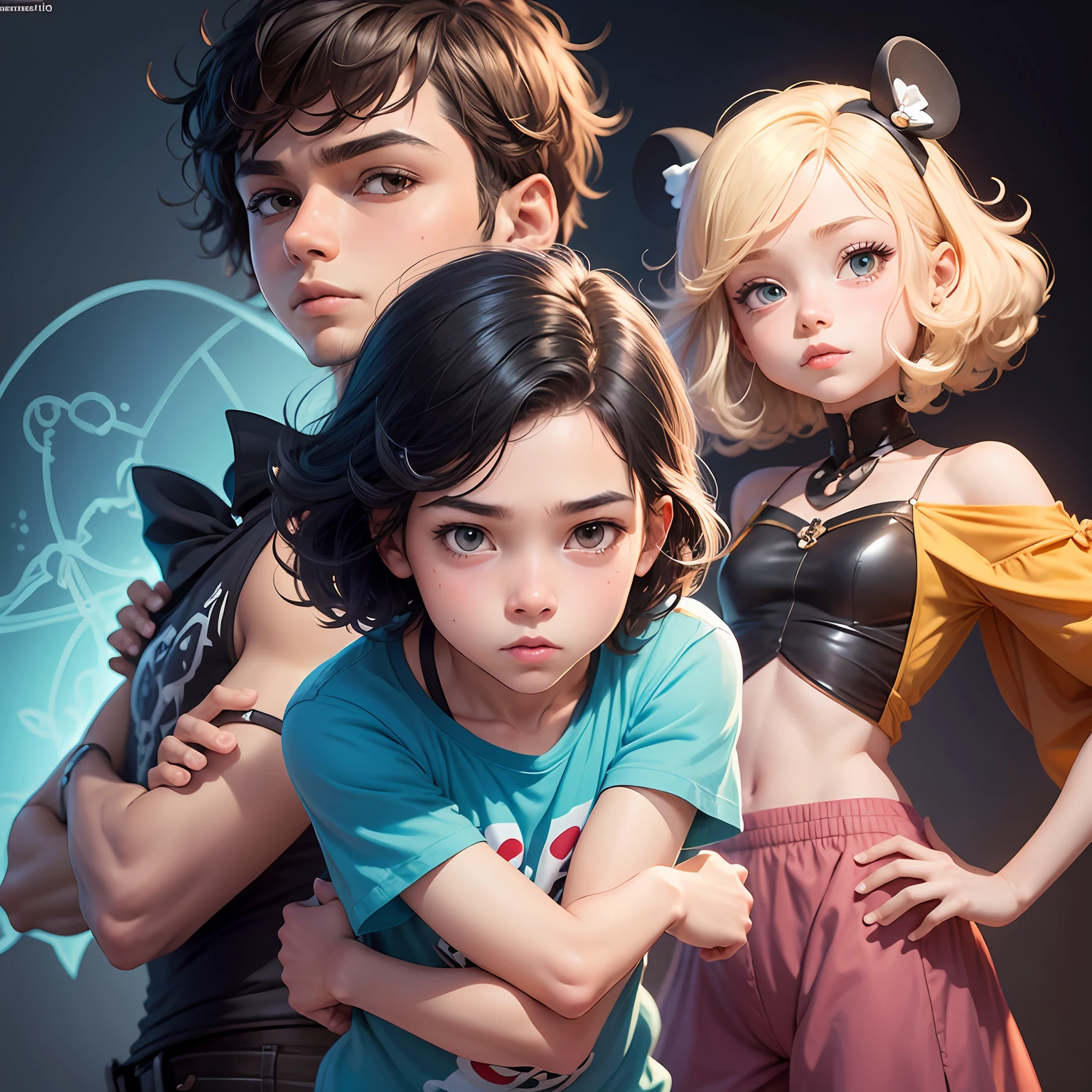 personagem dos desenhos animados de um com diferentes poses e poses, 6 anos de idade, mapa, arte conceitual dos desenhos animados, design de personagem, design de personagem estilizado, arte infantil em artstation, design de personagens, estilo de personagem disney, arte conceitual de meninogn de personagem animado, design de personagem de alta qualidade, character exploration, grande design de personagem, In the Disney animation style, Character illustration