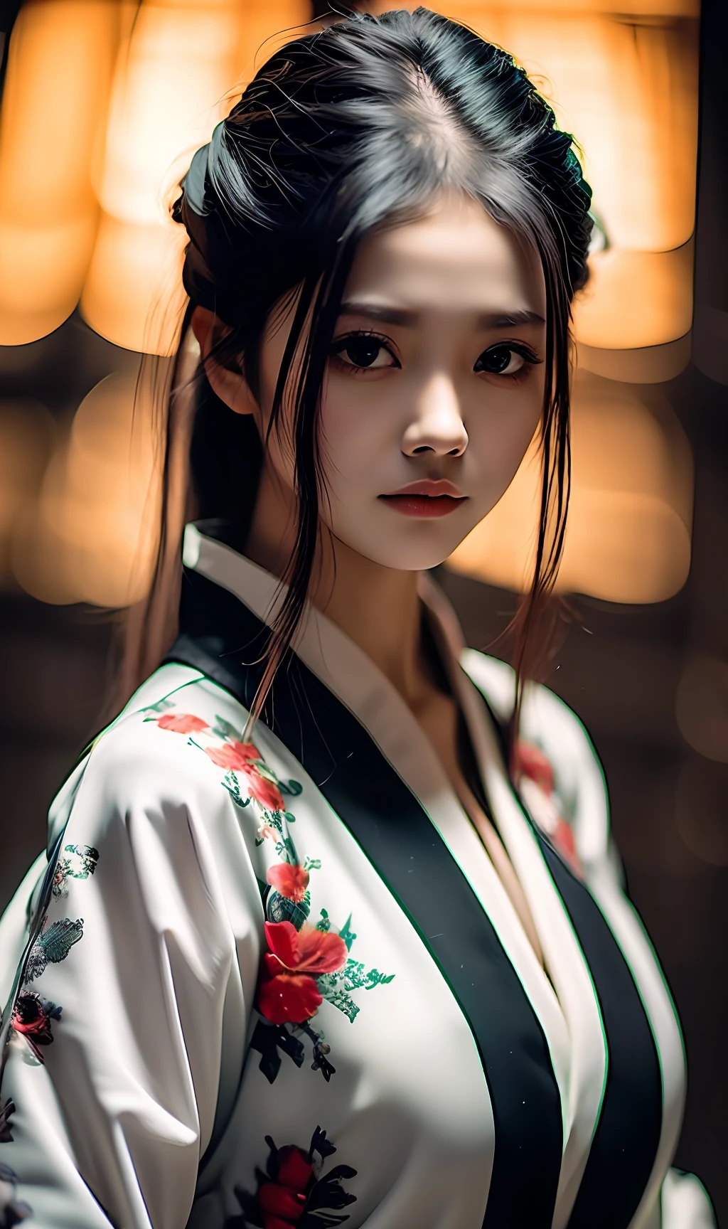 best quality, masterpiece, highres, wuxia 1girl, china dress, super Beautiful face, super beautiful eye, super beautiful hair