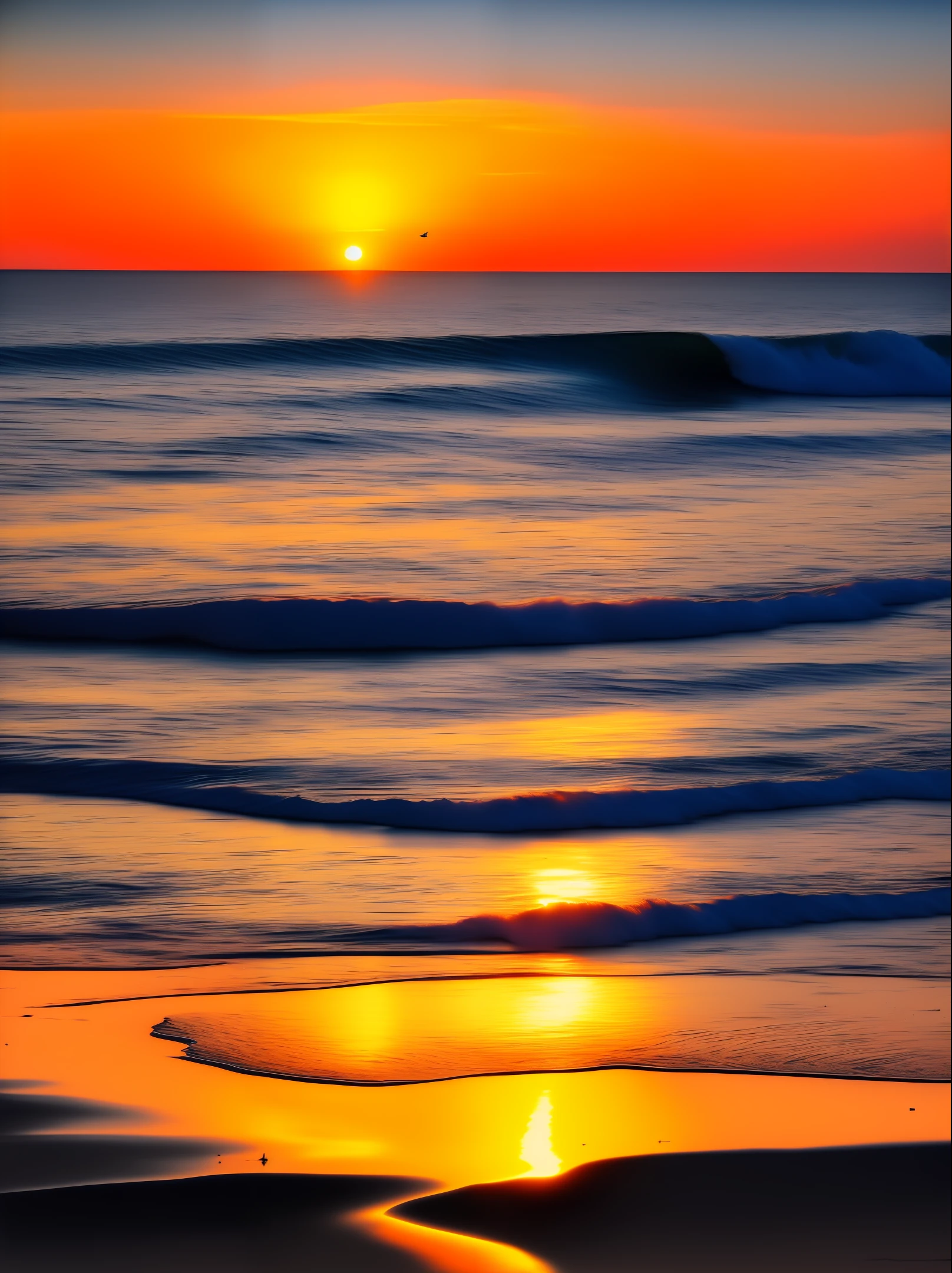 Beauty beach sunset