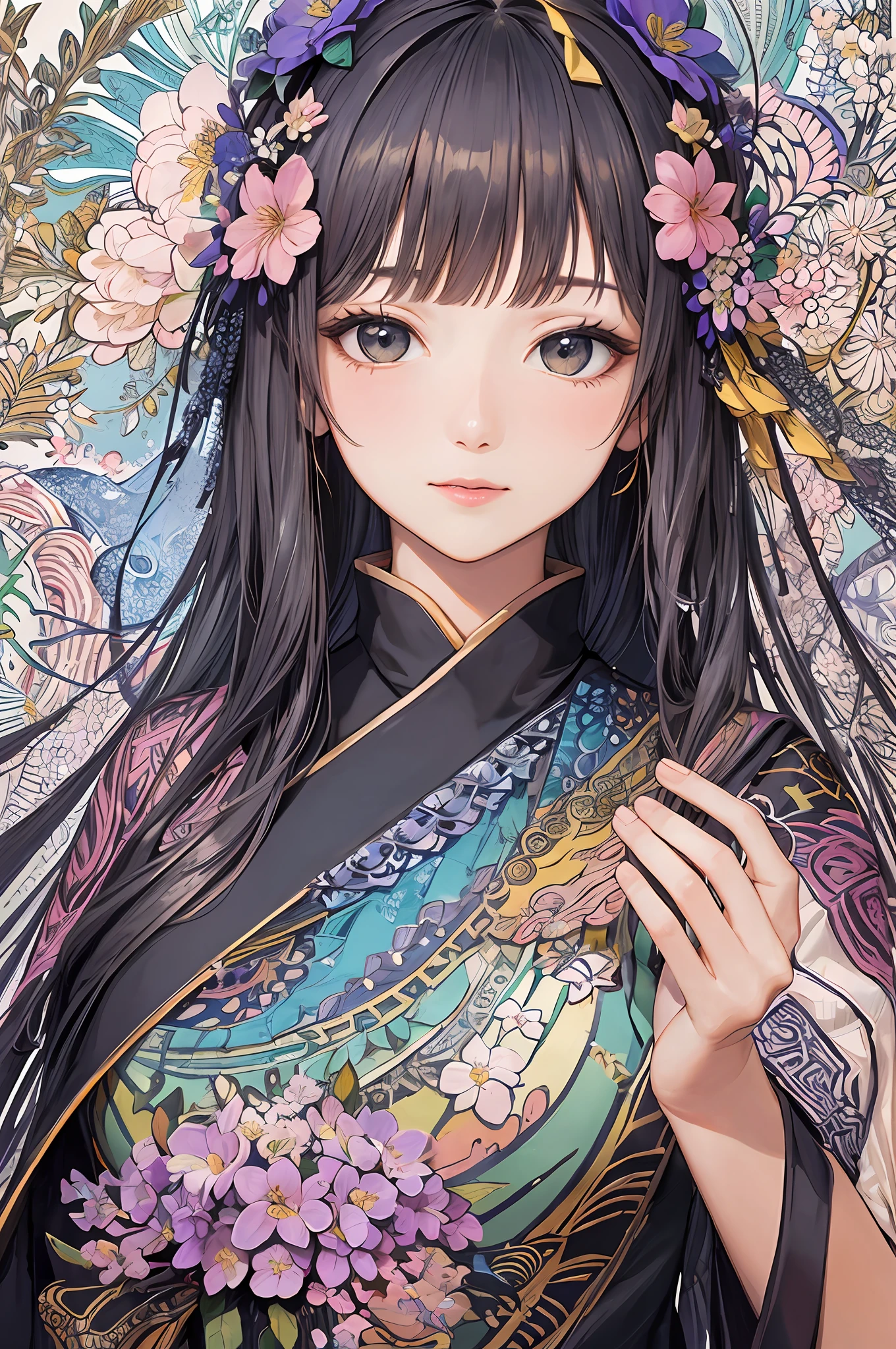 Complementary hands and clothes
