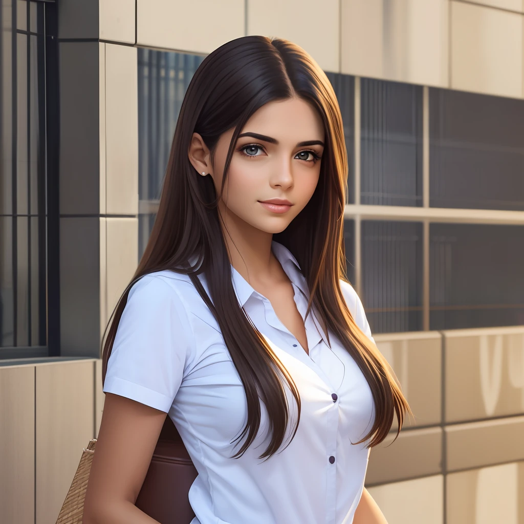 mulher de 23 anos trabalhando como assistente social