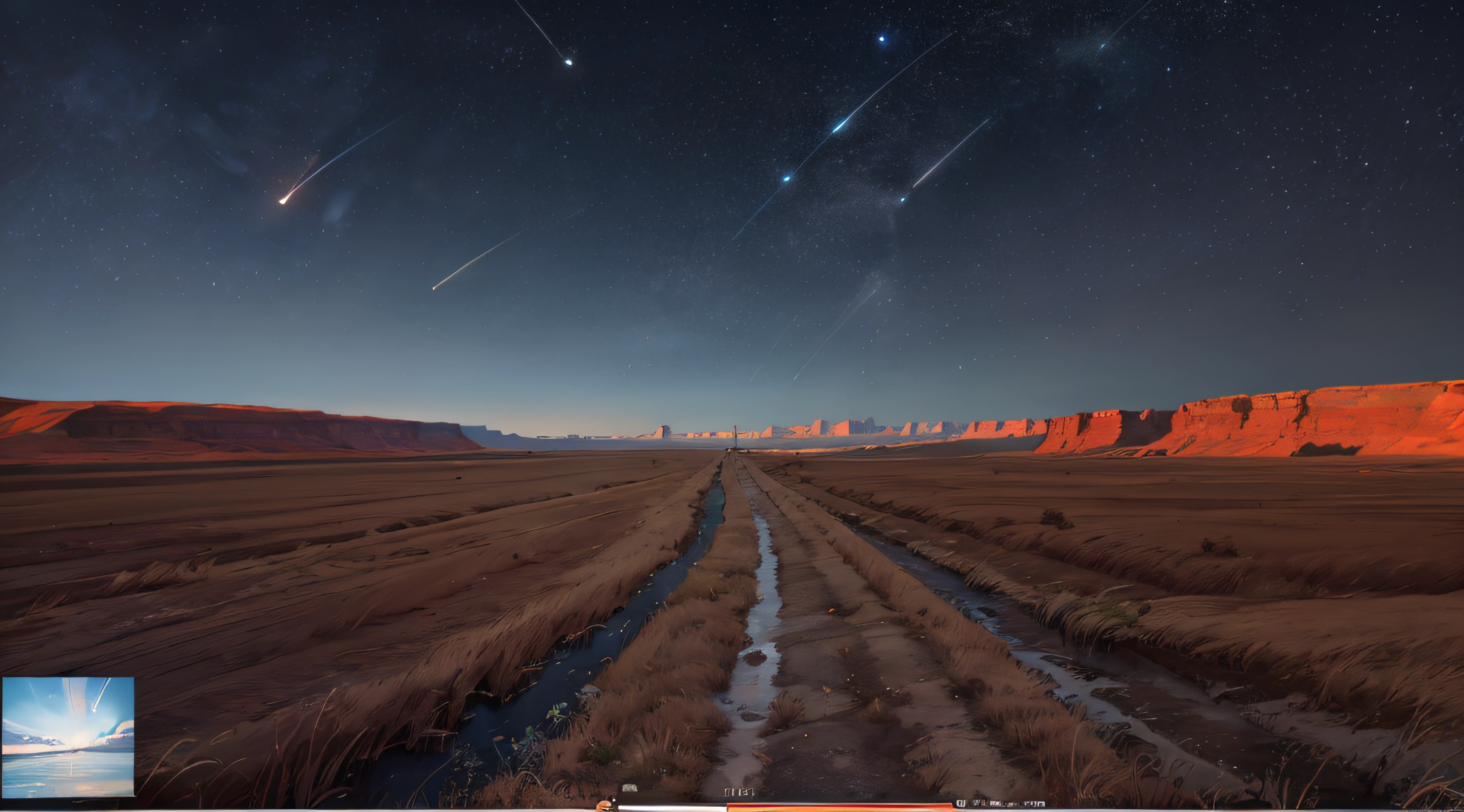 Expansive landscape photograph,(look from down,Above is the sky,Below are open fields),(moon full:1.2),(meteors:0.9),(Starcloud:1.3),Far Mountain, Tree BREAK making art,(Warm light source:1.2),(glowworm:1.2),lamp lights,Lots of purple and orange,Complicated details,Volumetriclighting,Realism BREAK(tmasterpiece:1.2),(best qualtiy),4K,Ultra-detailed,(dynamic compositions:1.4),The is very detailed,Colorful details,(Irridescent color:1.2),(luminouslighting,Atmospheric lighting),dream magical,magical,(独奏:1.2),((best qualtiy)), ((tmasterpiece)), (the detail:1.4),depth of fields,maximum definition and sharpness,perfectly proportions,