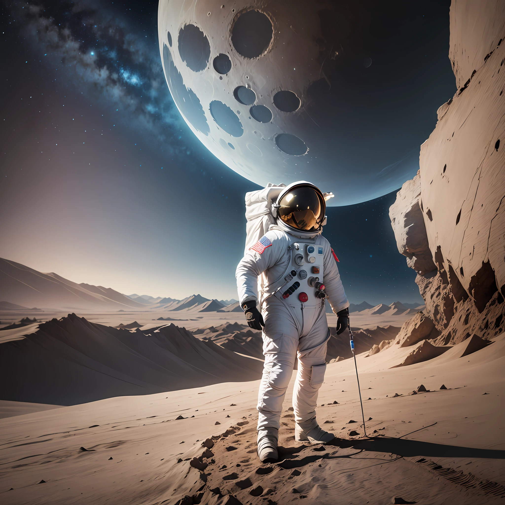 astronaut on the moon --auto --s2