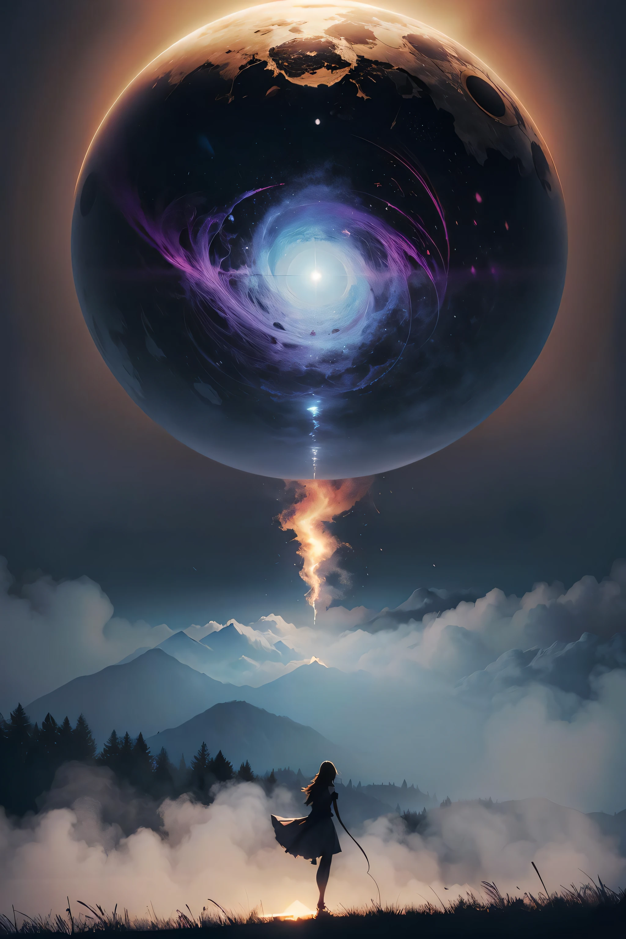 official art, unity 8k wallpaper, ultra detailed, beautiful and aesthetic, beautiful, masterpiece, best quality, dynamic pose, dynamic angle, vivid colors, tangle, entangle,
(dream, dreamland:1.2), (huge virtual shadow:1.2), (fog, haze, exhaust:1.2) , nightmares, light beam, demon, struggling, kidnapped,
terrifying scene, horror, unreal,