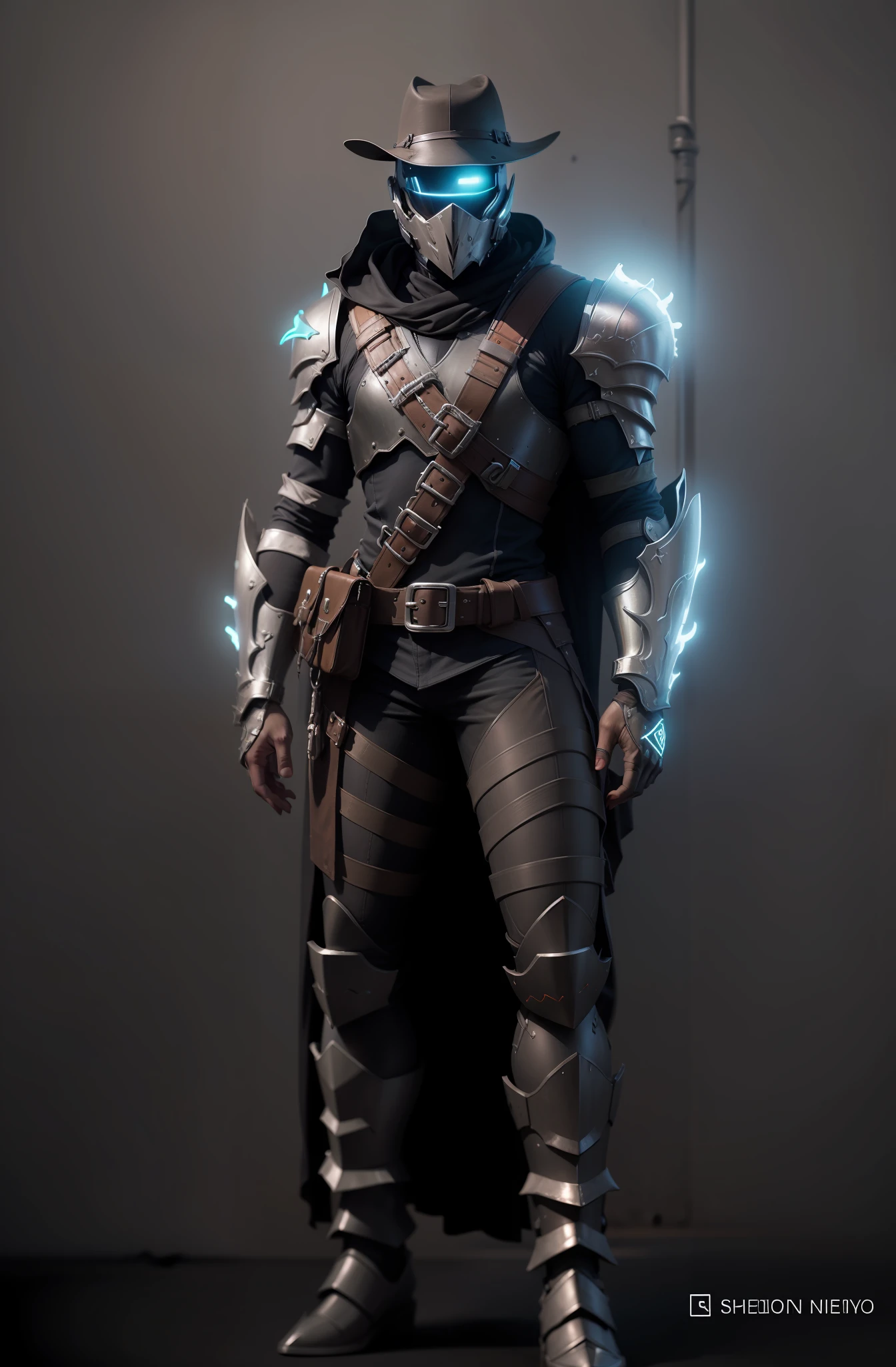Shaders on armor with neon lights