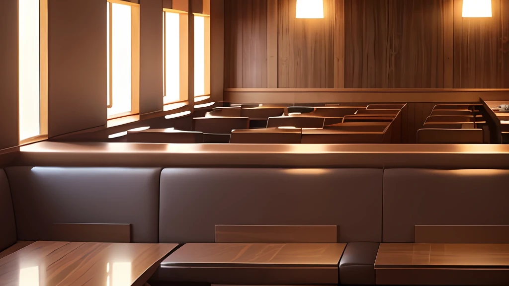 Please design a restaurant business space，The products sold are small hot pots for one person，Eat all the meat and dishes，The environment is approachable but lively。The seating space should not be too crowded，The space tones are lively and generous，The lighting should have an atmosphere，Don't be too bright --auto