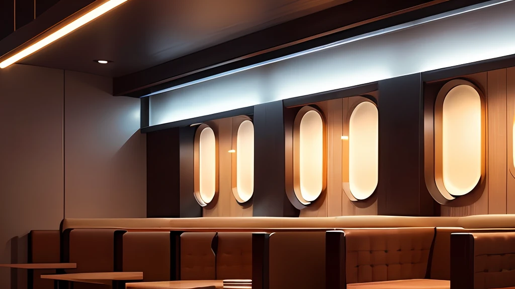 Please design a restaurant business space,The products sold are small hot pots for one person,Eat all the meat and dishes,The environment is approachable but lively。The seating space should not be too crowded,The space tones are lively and generous,The lighting should have an atmosphere,Don't be too bright --auto