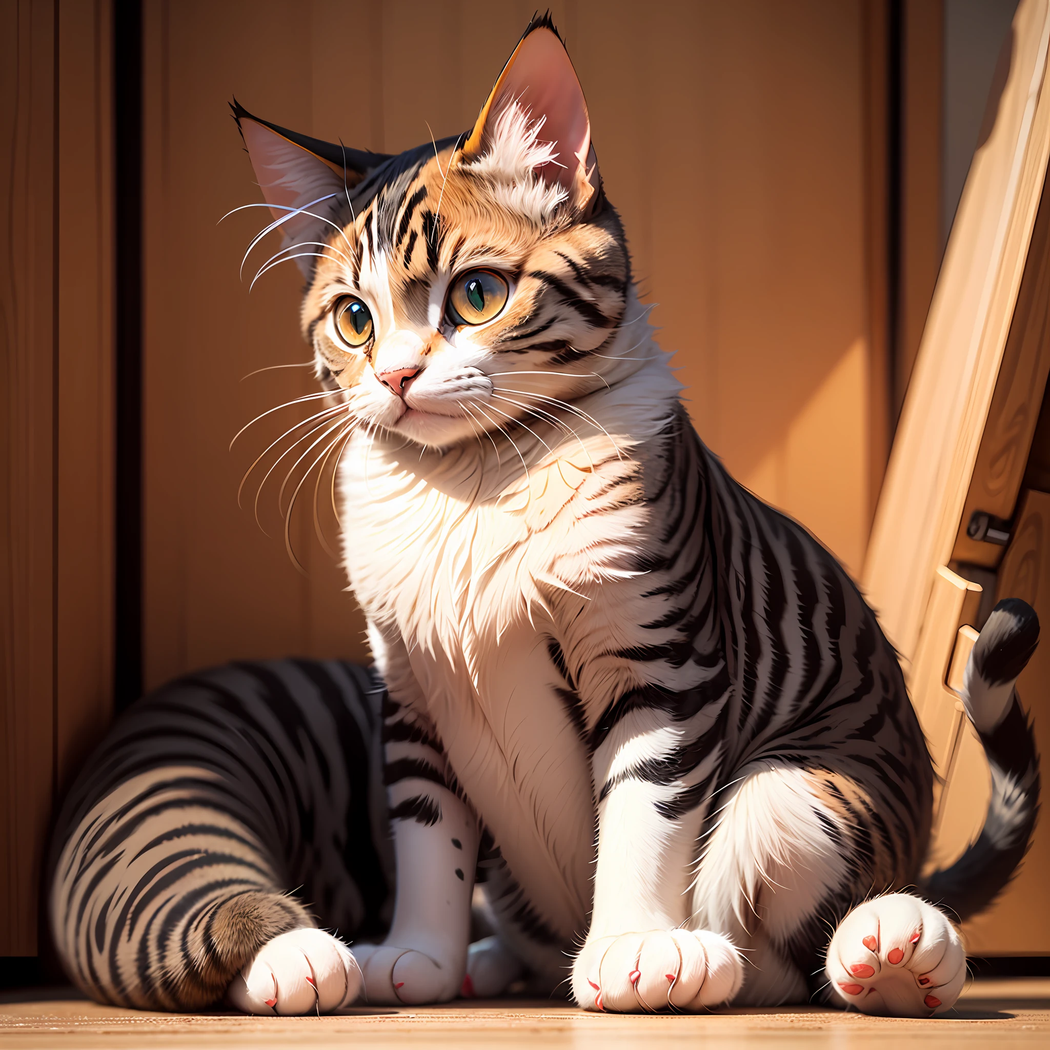 A cute cat --auto